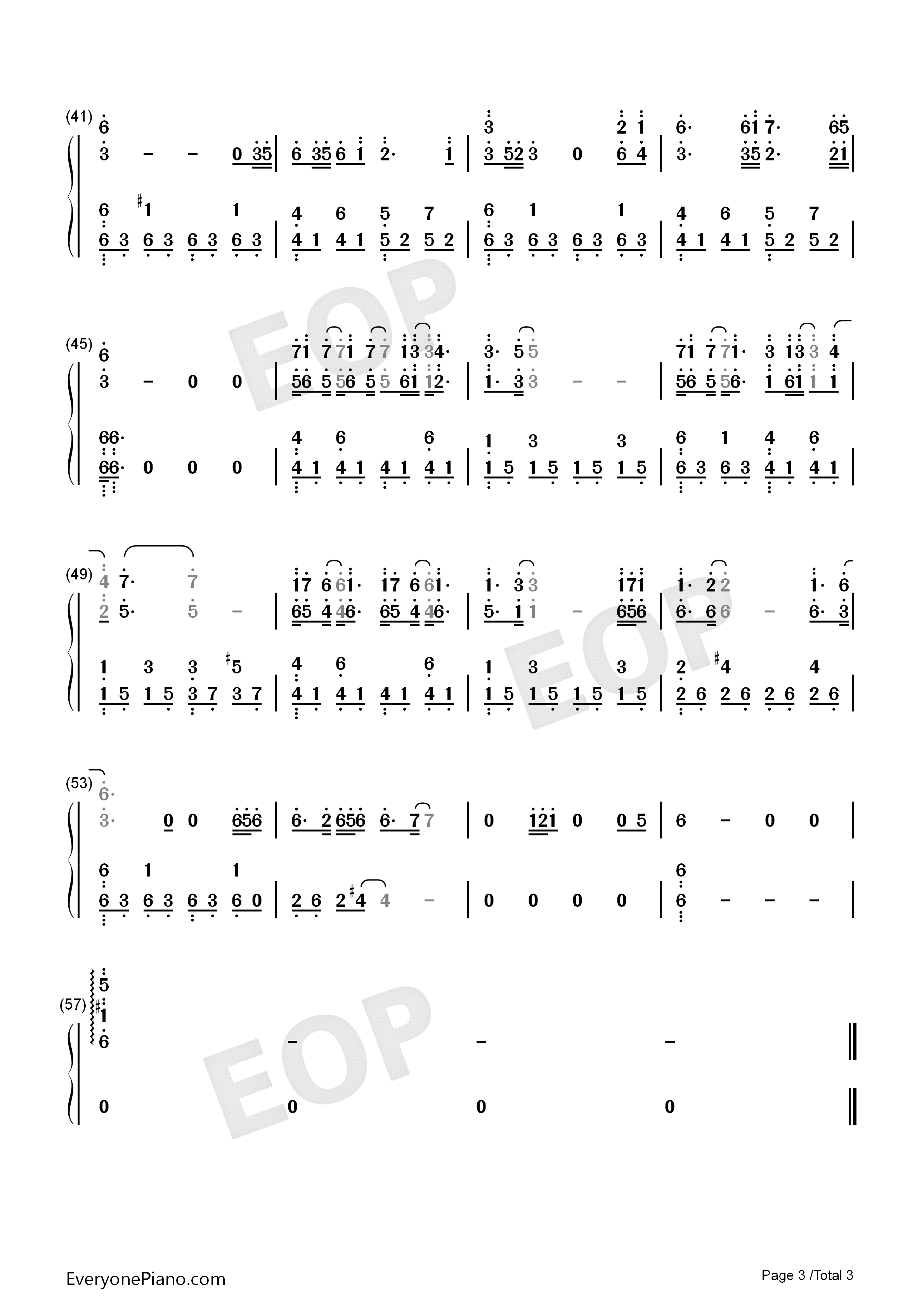 双影钢琴简谱_林忆莲_张惠妹演唱