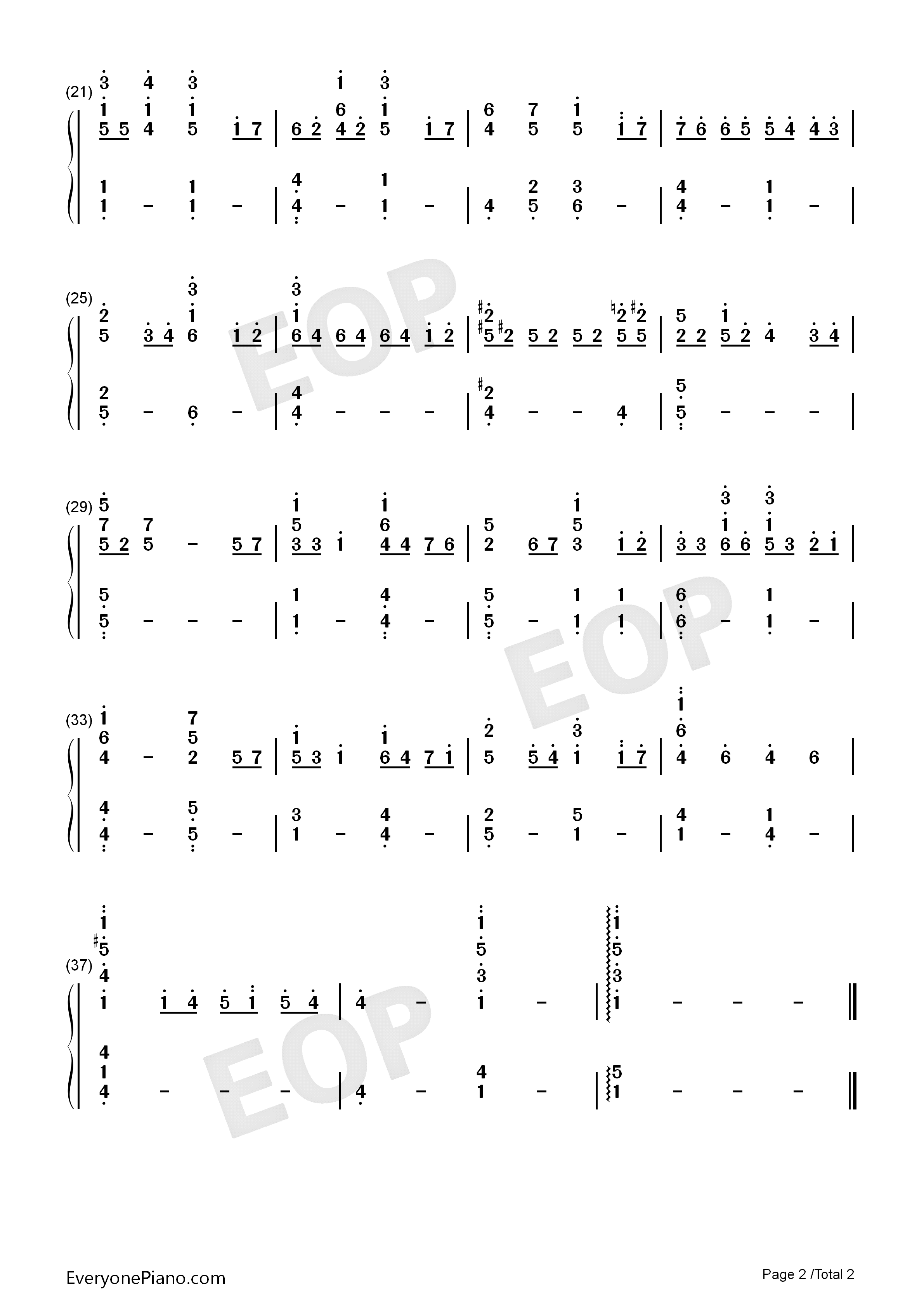 懐かしい安らぎ钢琴简谱_川田瑠夏演唱