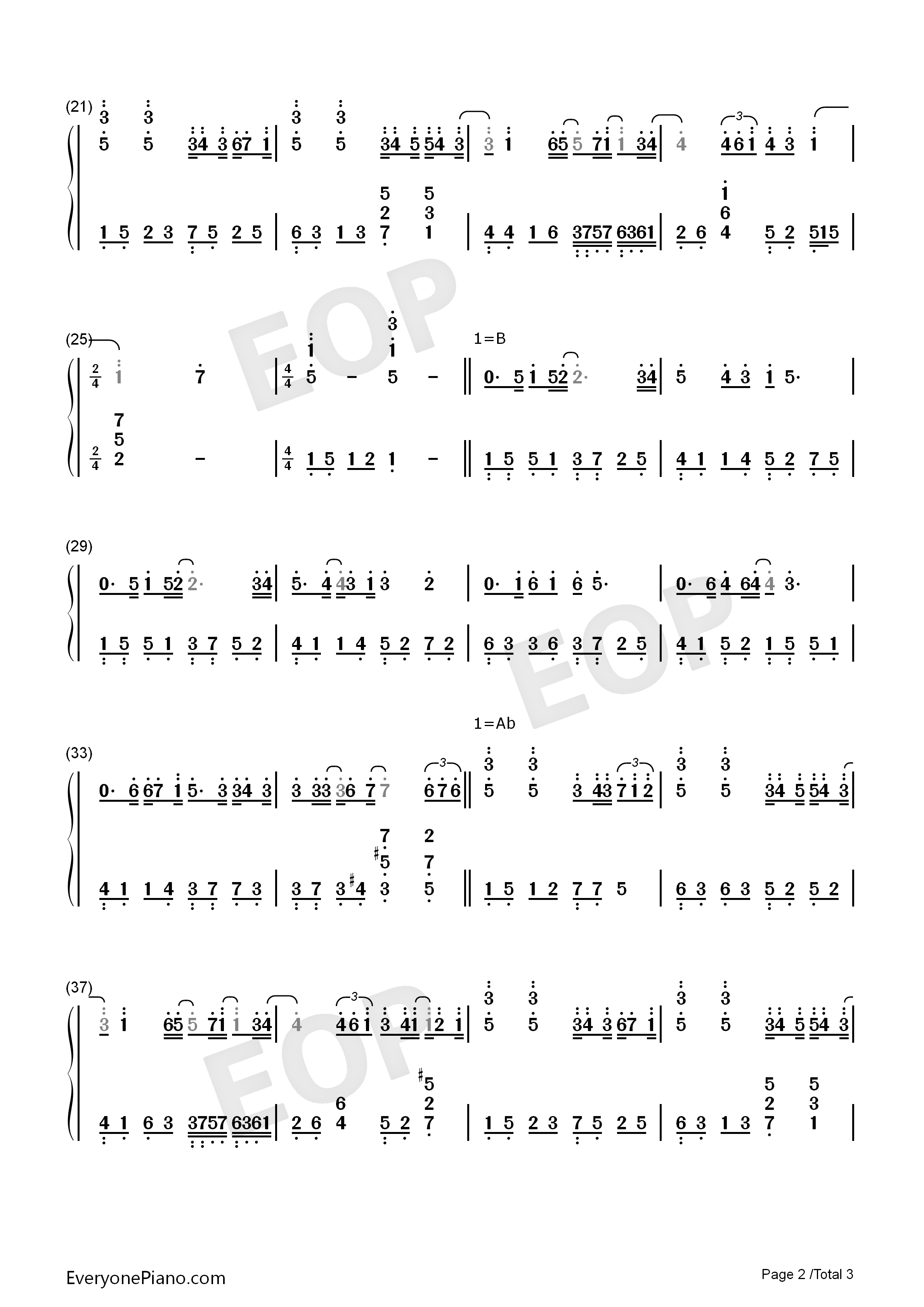 等得起钢琴简谱_叶炫清演唱