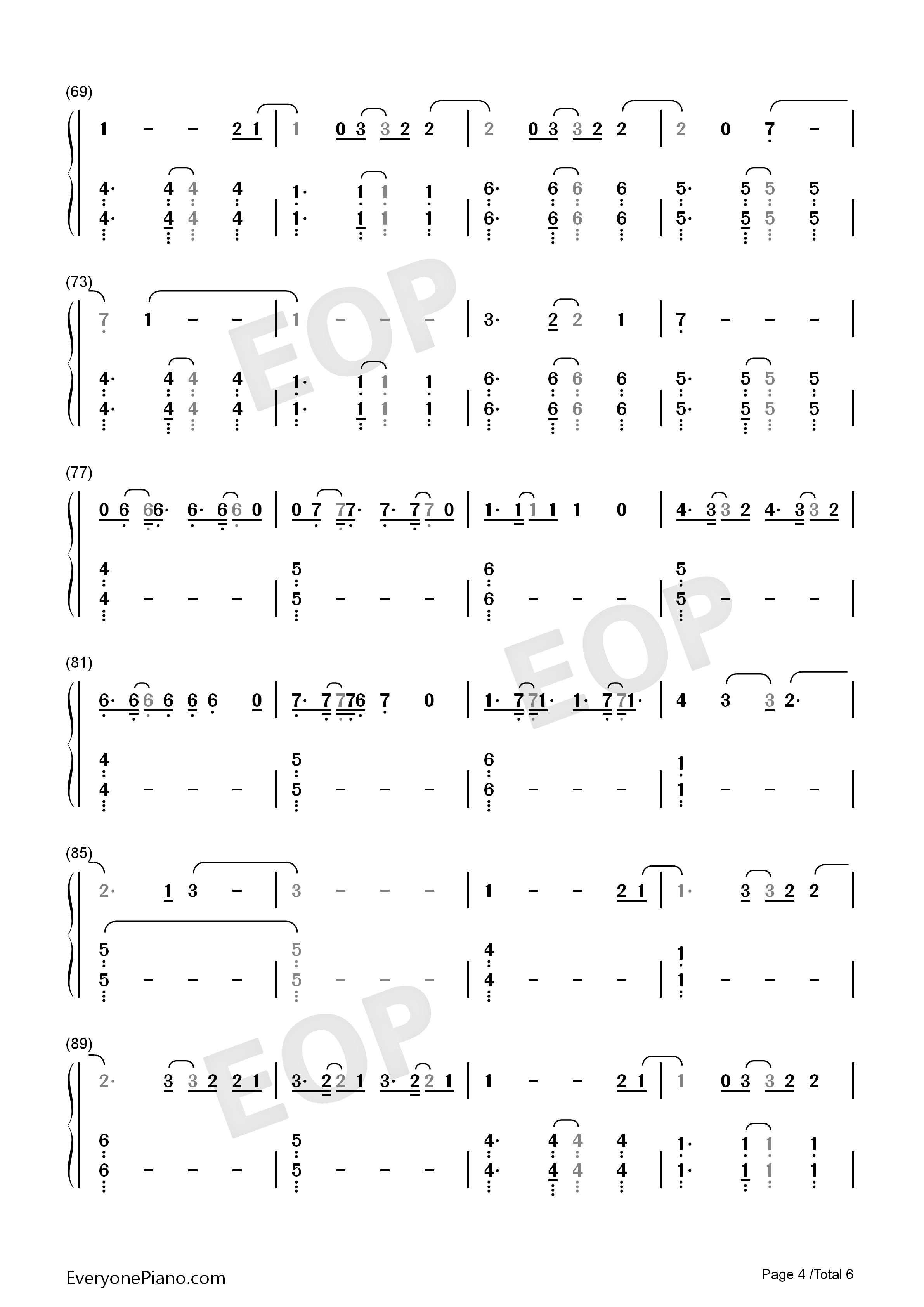 Love_Wins钢琴简谱_Carrie_Underwood演唱