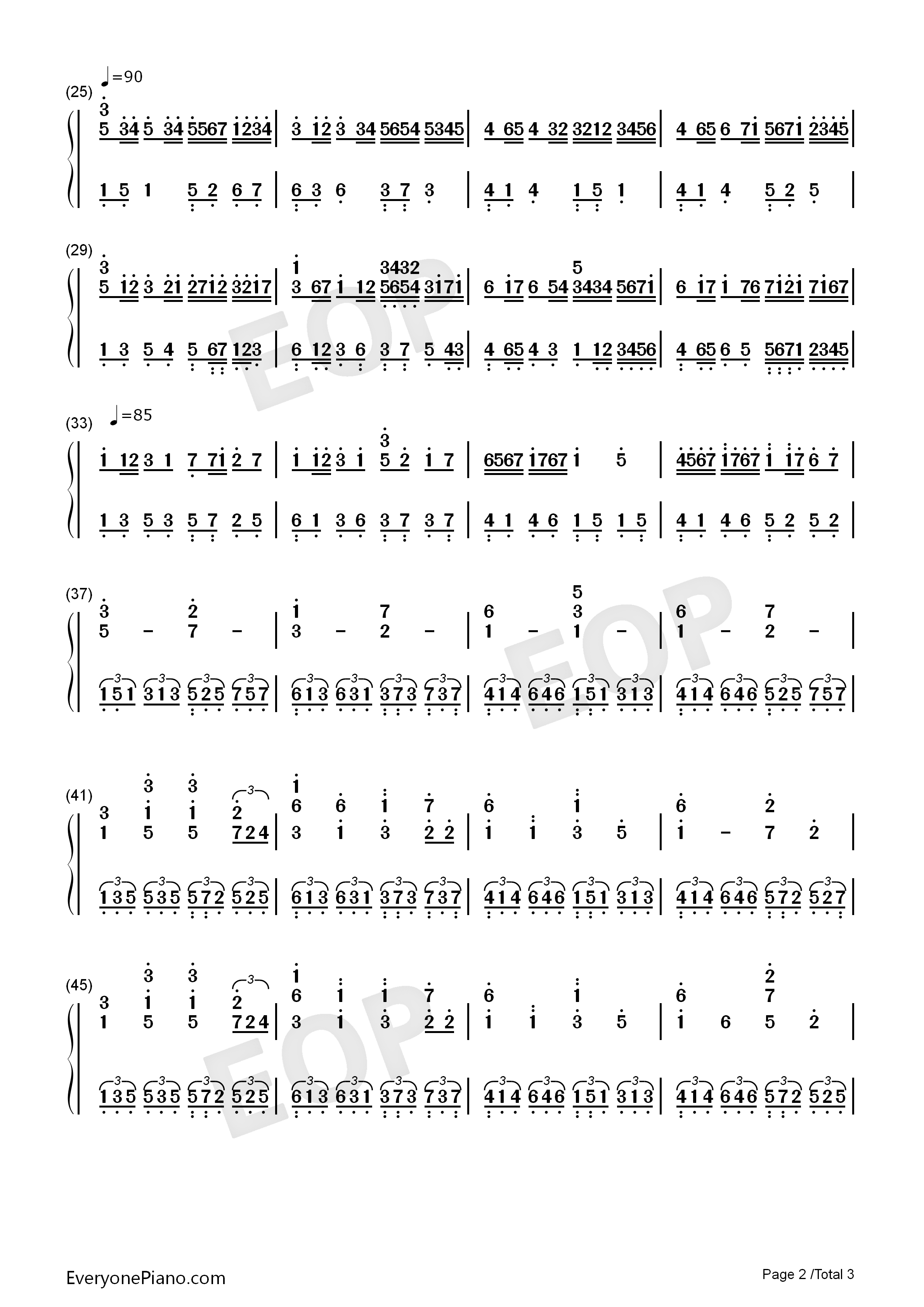 Canon_D大调钢琴简谱_深田恭子演唱