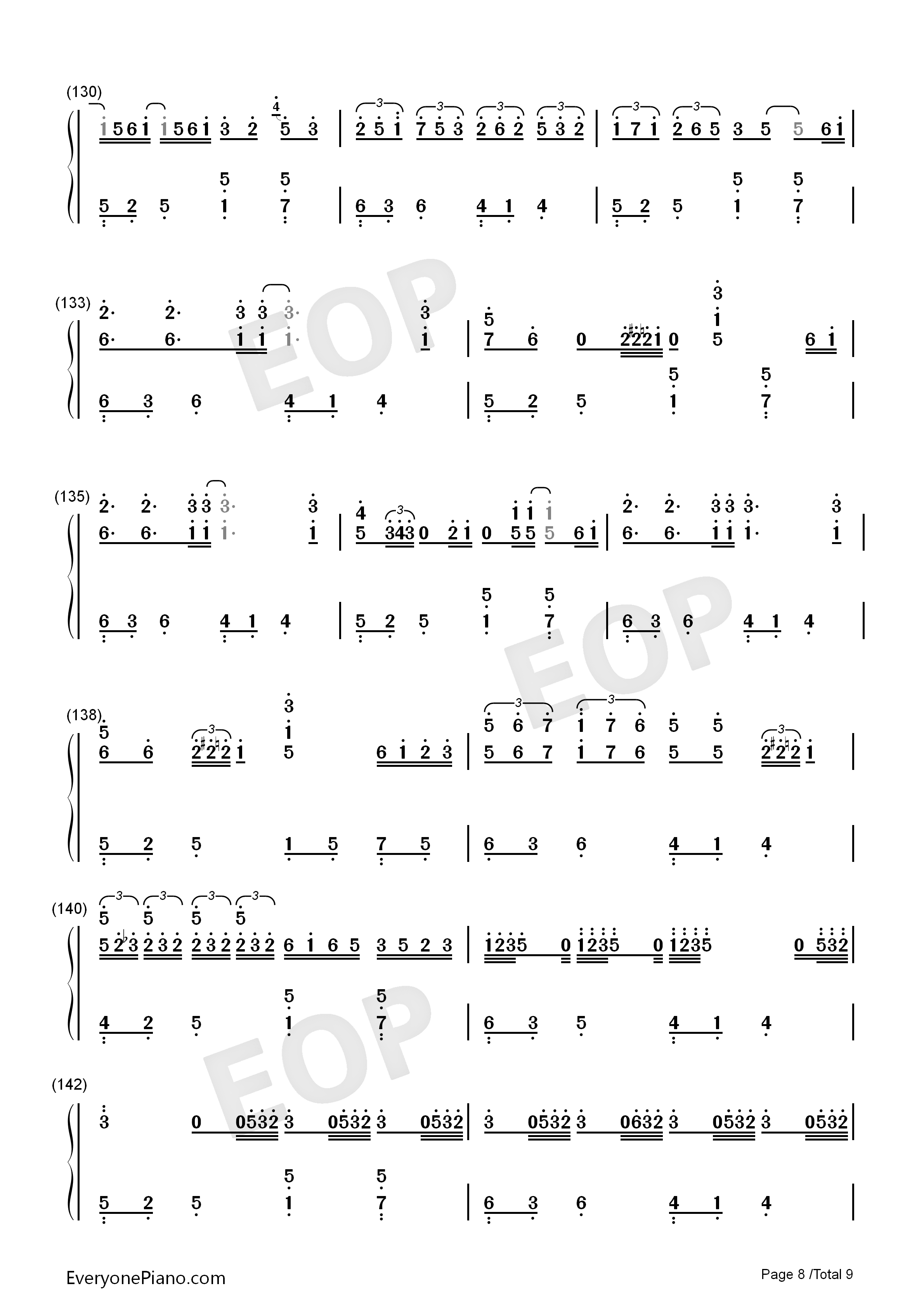 Get_Wild钢琴简谱_TM_Network演唱