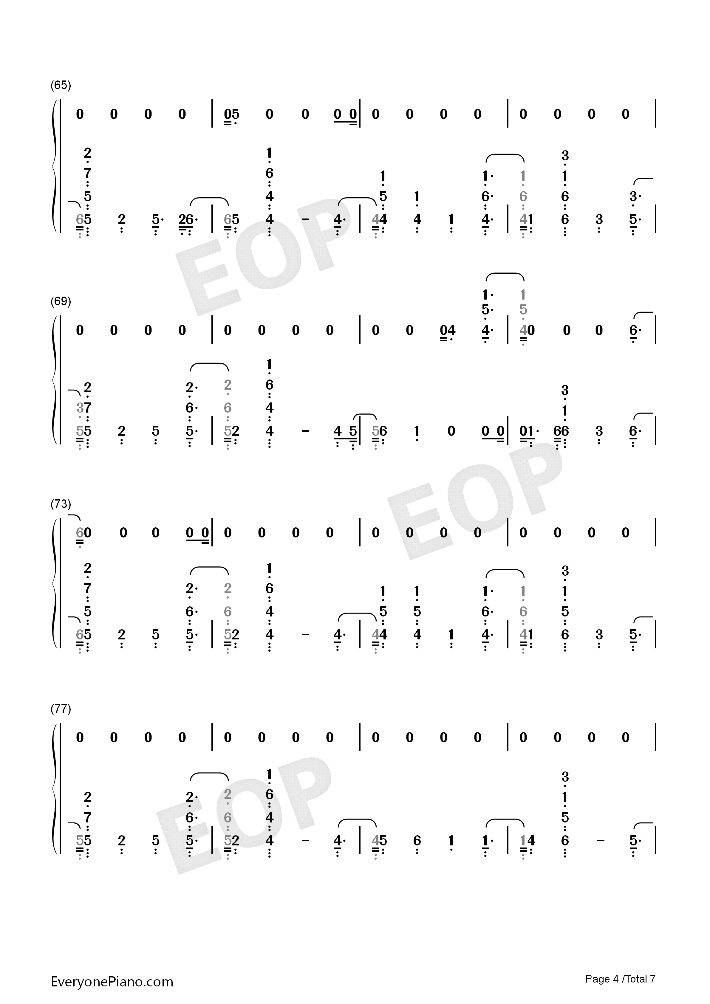 Found_You钢琴简谱_Kane_Brown演唱