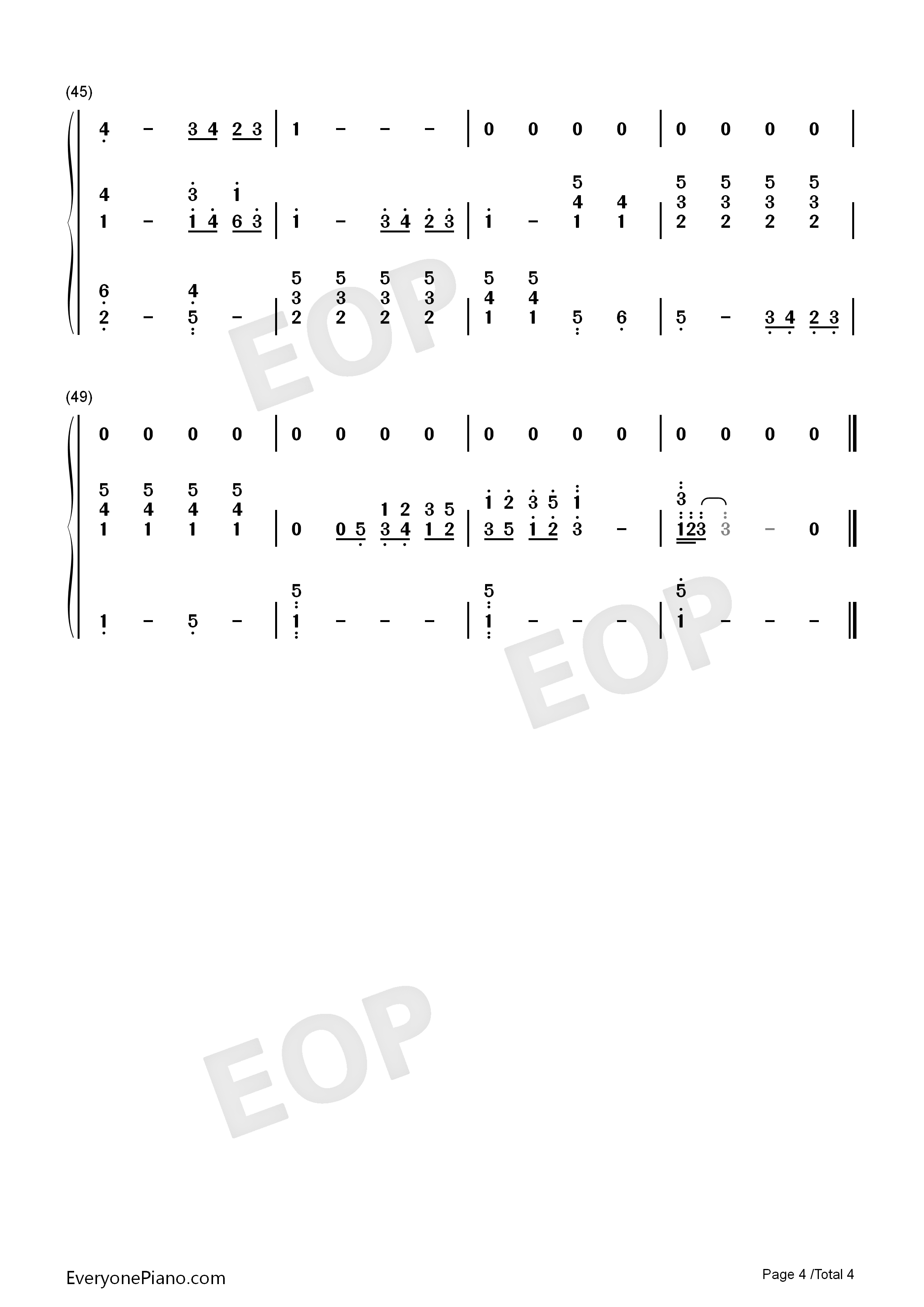 Beauty_and_the_Beast钢琴简谱_席琳狄翁演唱