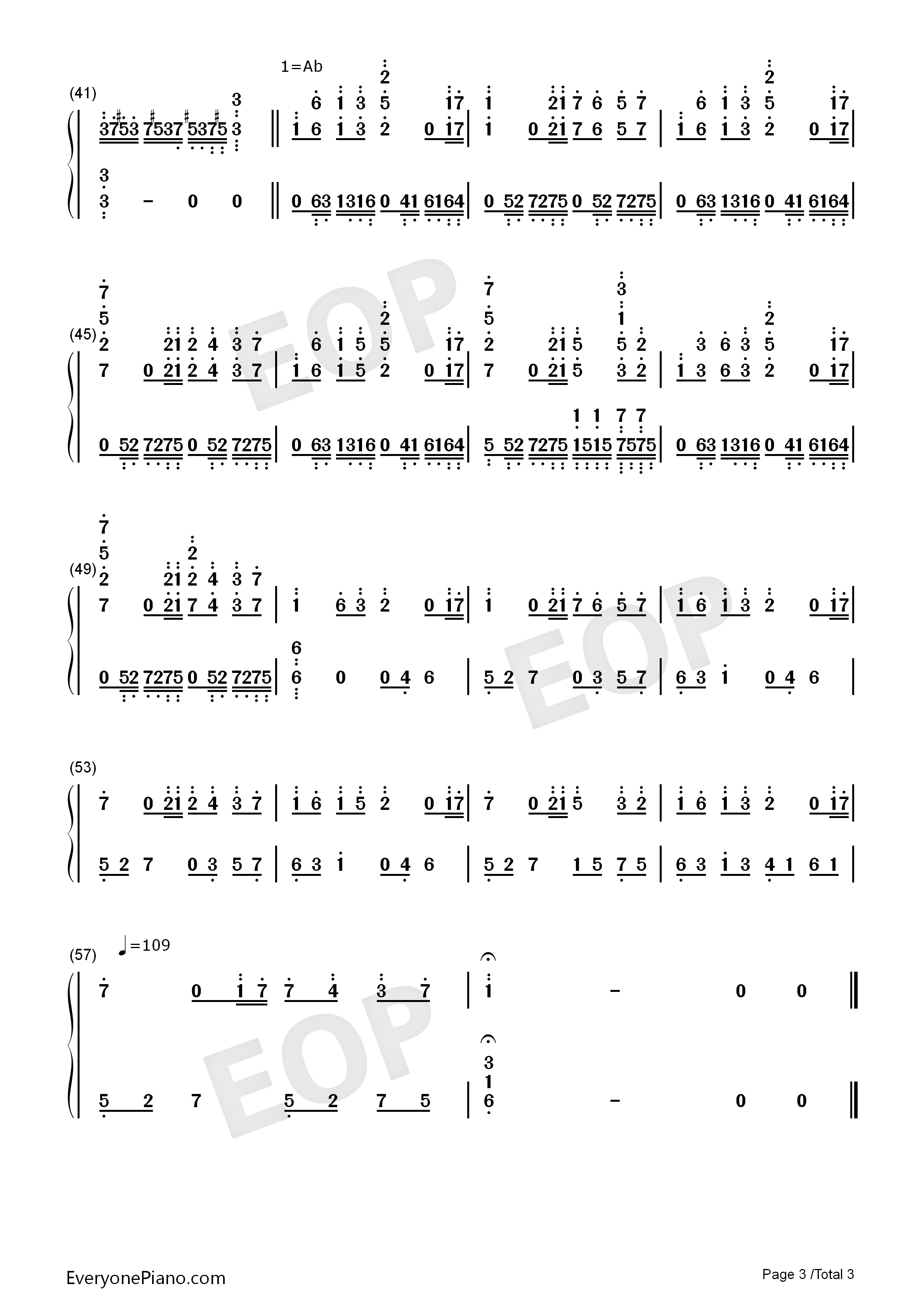 NEXT_TO_YOU钢琴简谱_Ken_Arai演唱