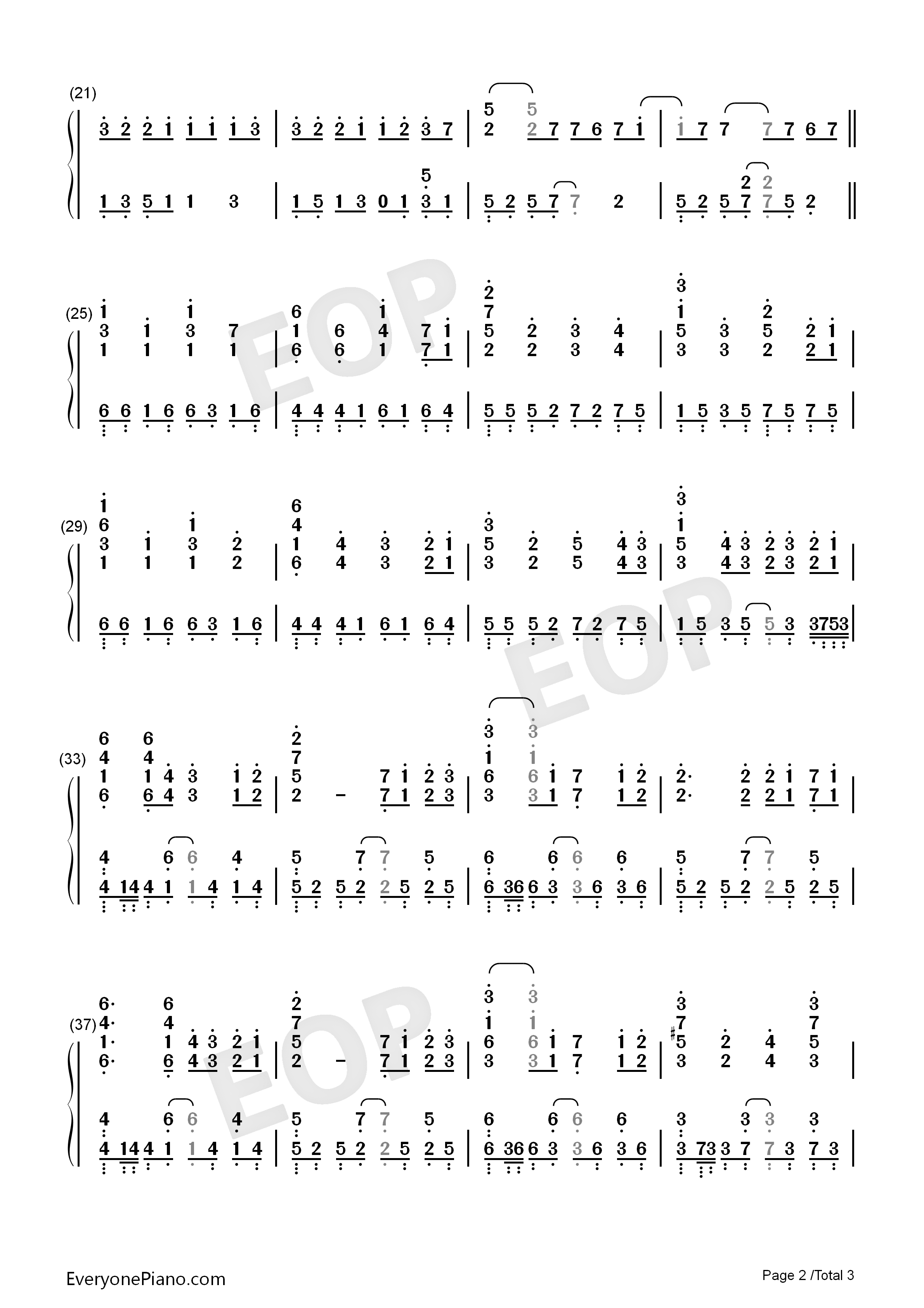 NEXT_TO_YOU钢琴简谱_Ken_Arai演唱