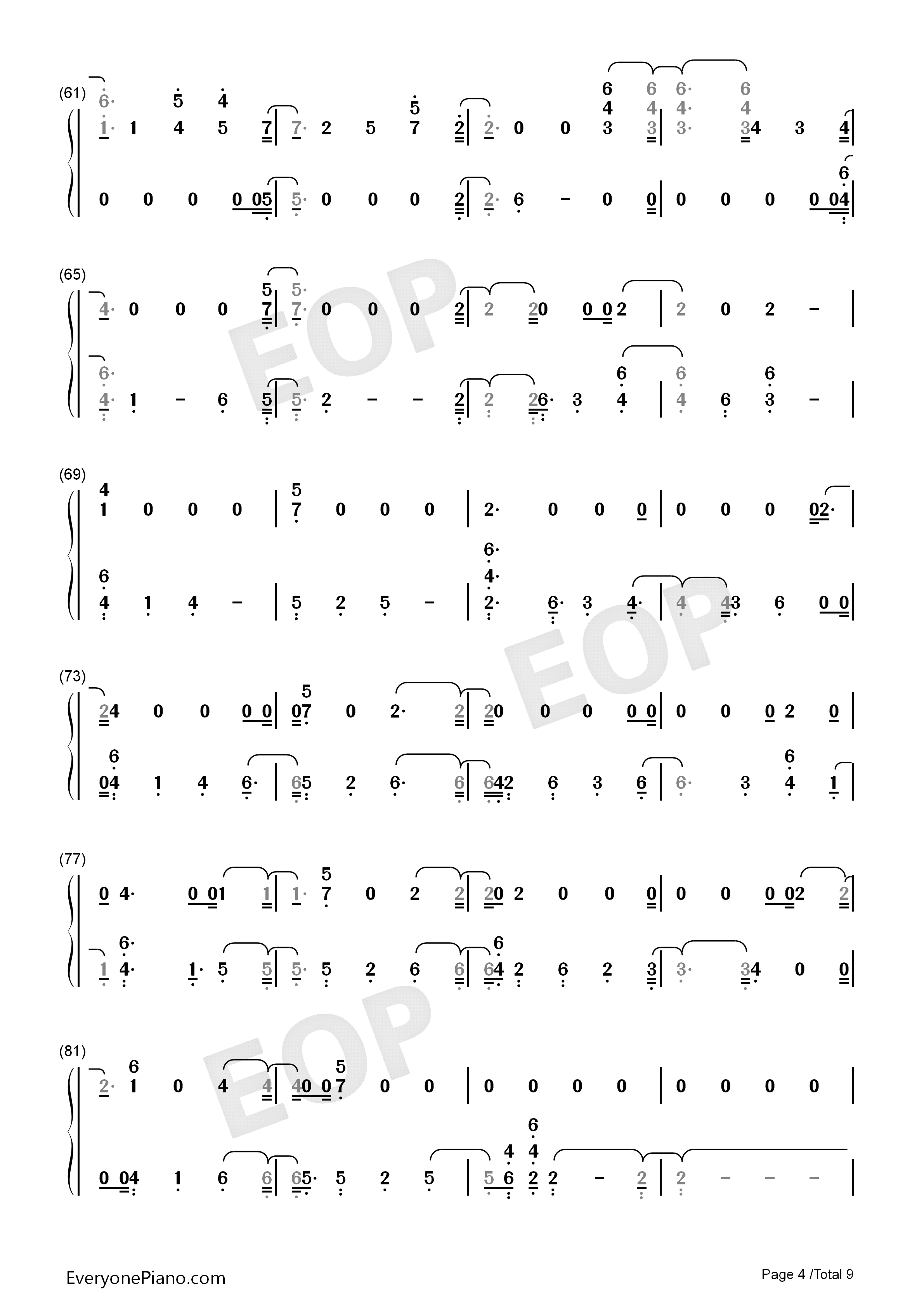 Sour_Diesel钢琴简谱_ZAYN演唱