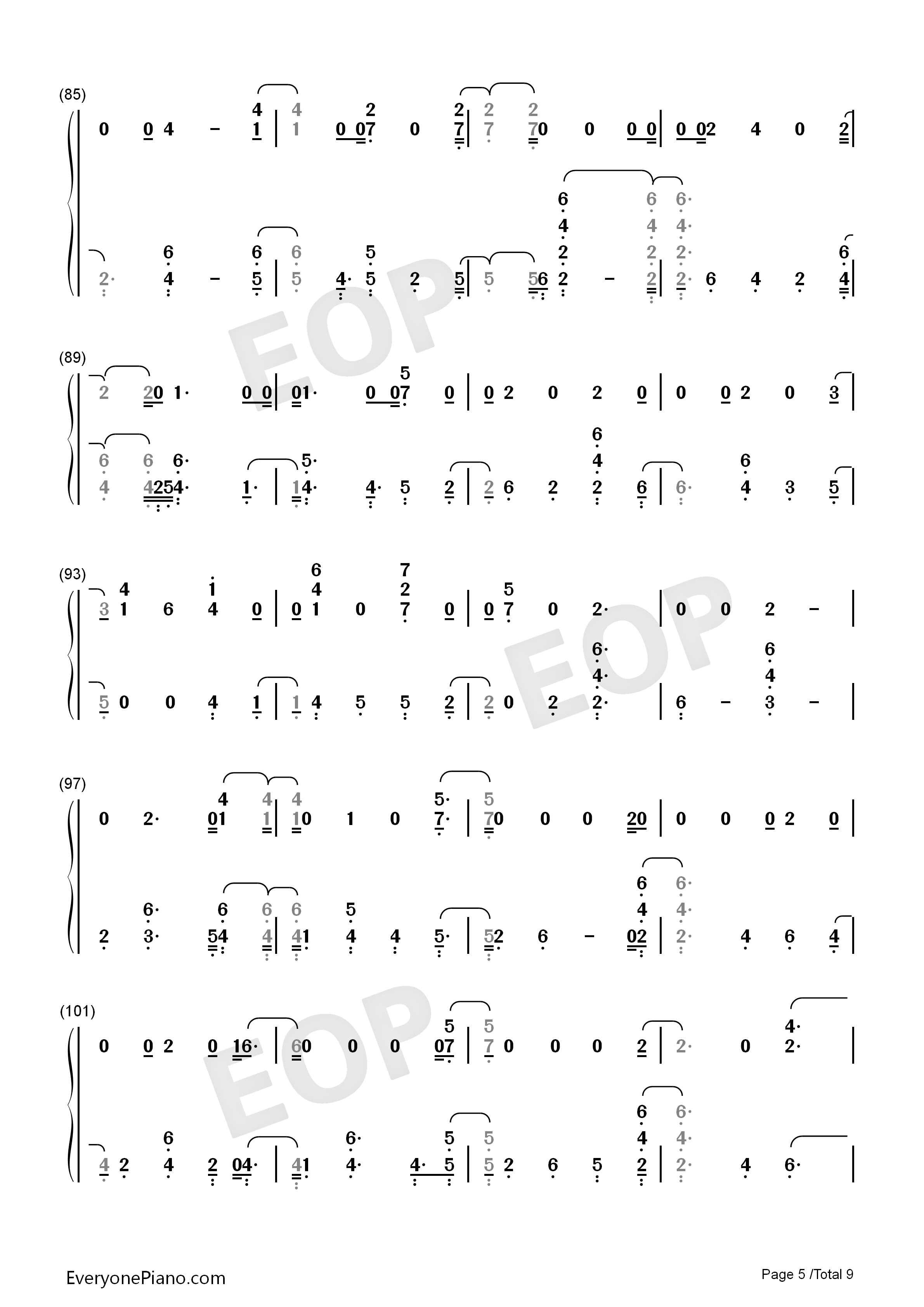 Sour_Diesel钢琴简谱_ZAYN演唱