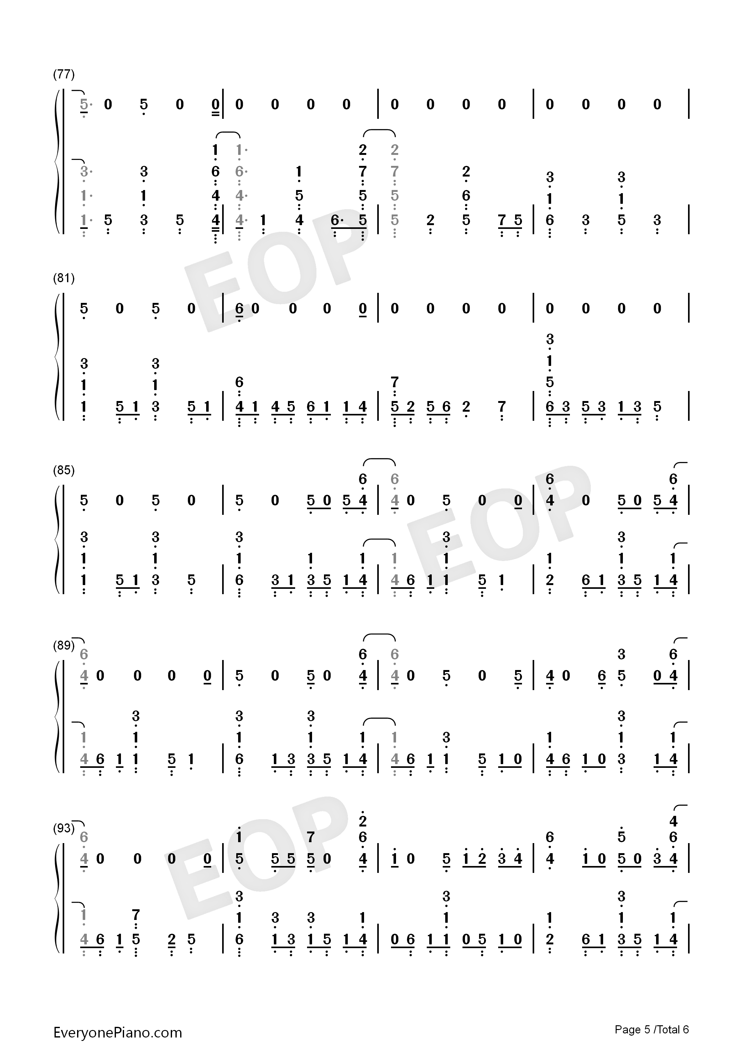 You_Be_Love钢琴简谱_Avicii_Billy_Raffoul演唱