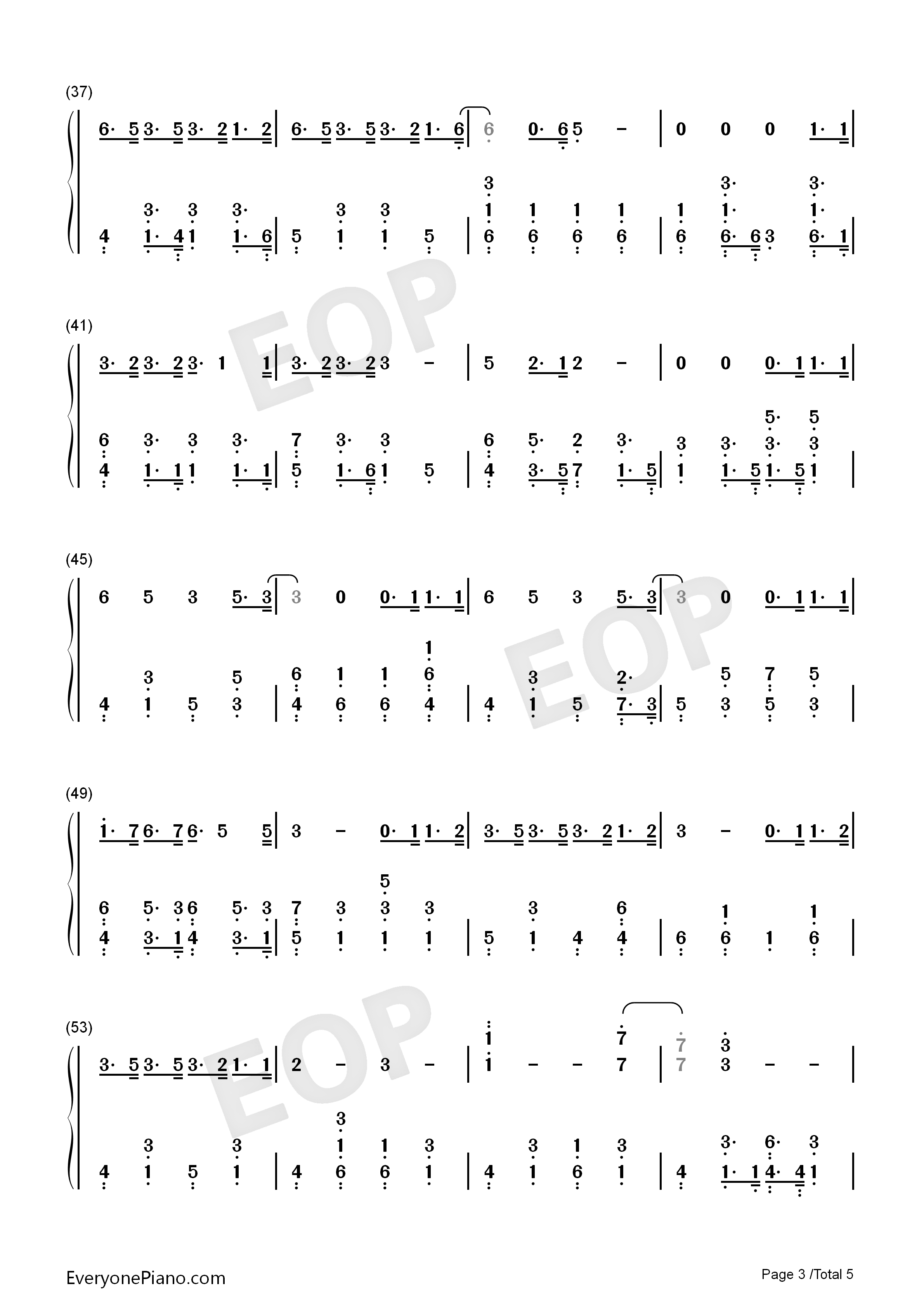 The_Wrong_Things钢琴简谱_王源演唱