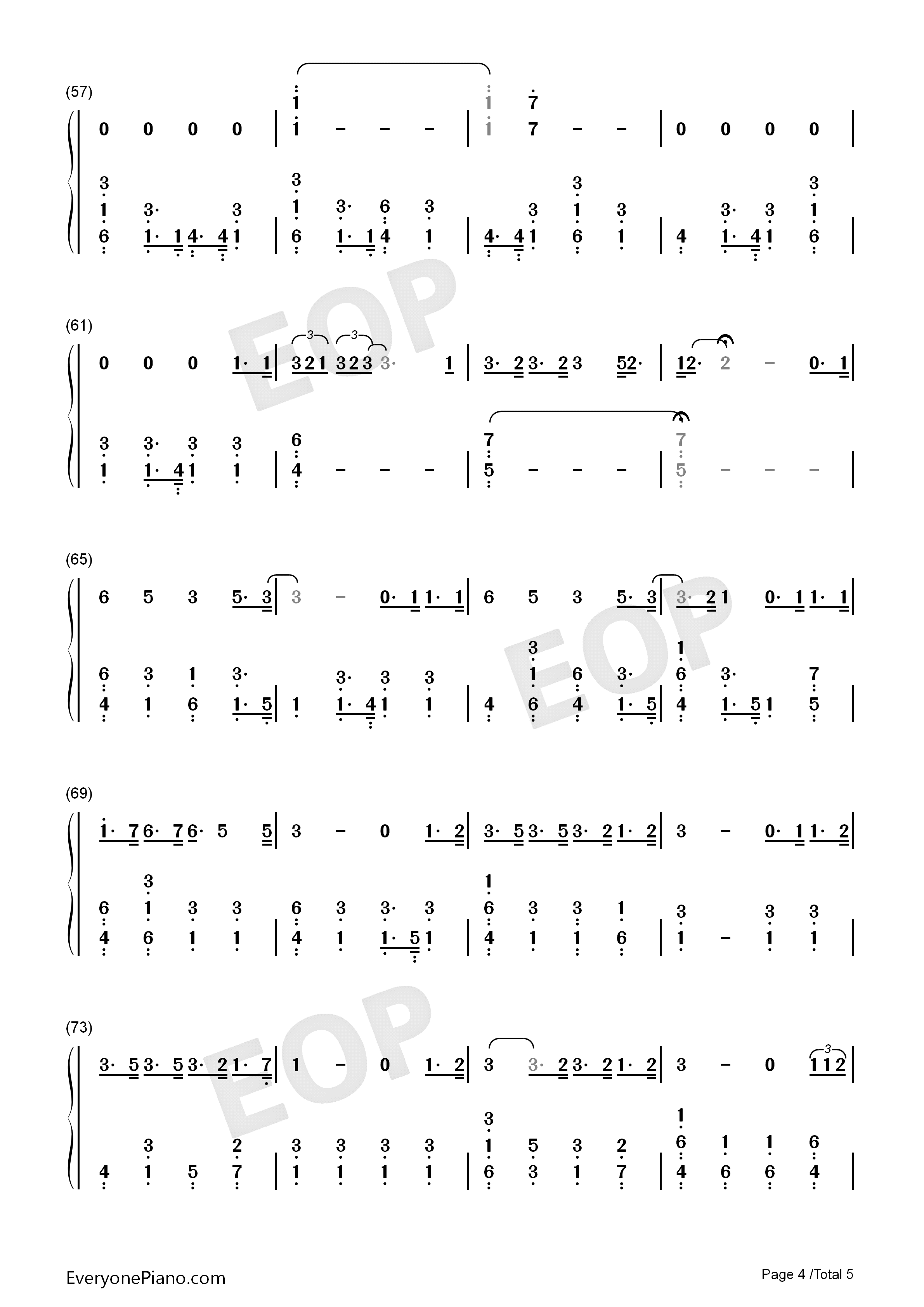 The_Wrong_Things钢琴简谱_王源演唱