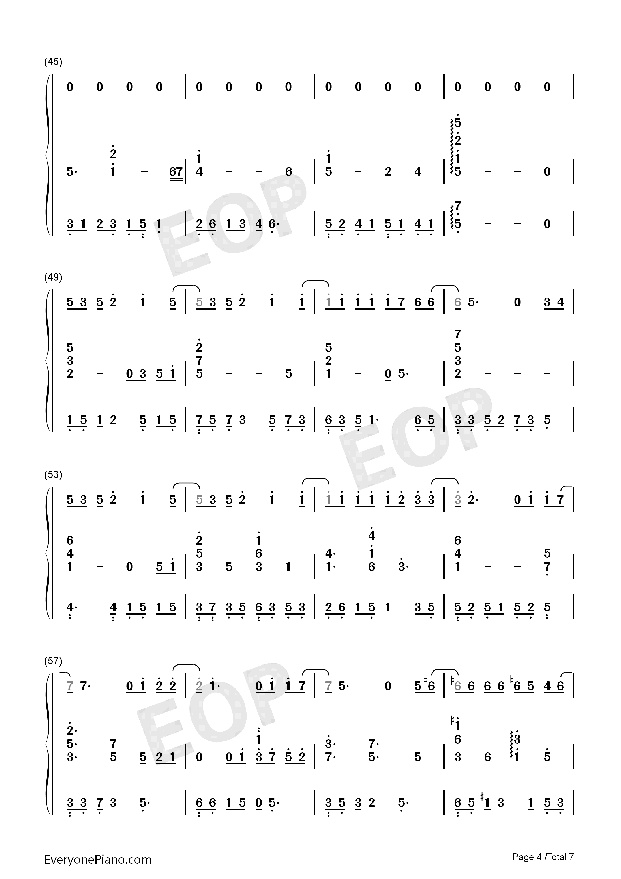 我没有办法不去爱你钢琴简谱_金贵晟演唱