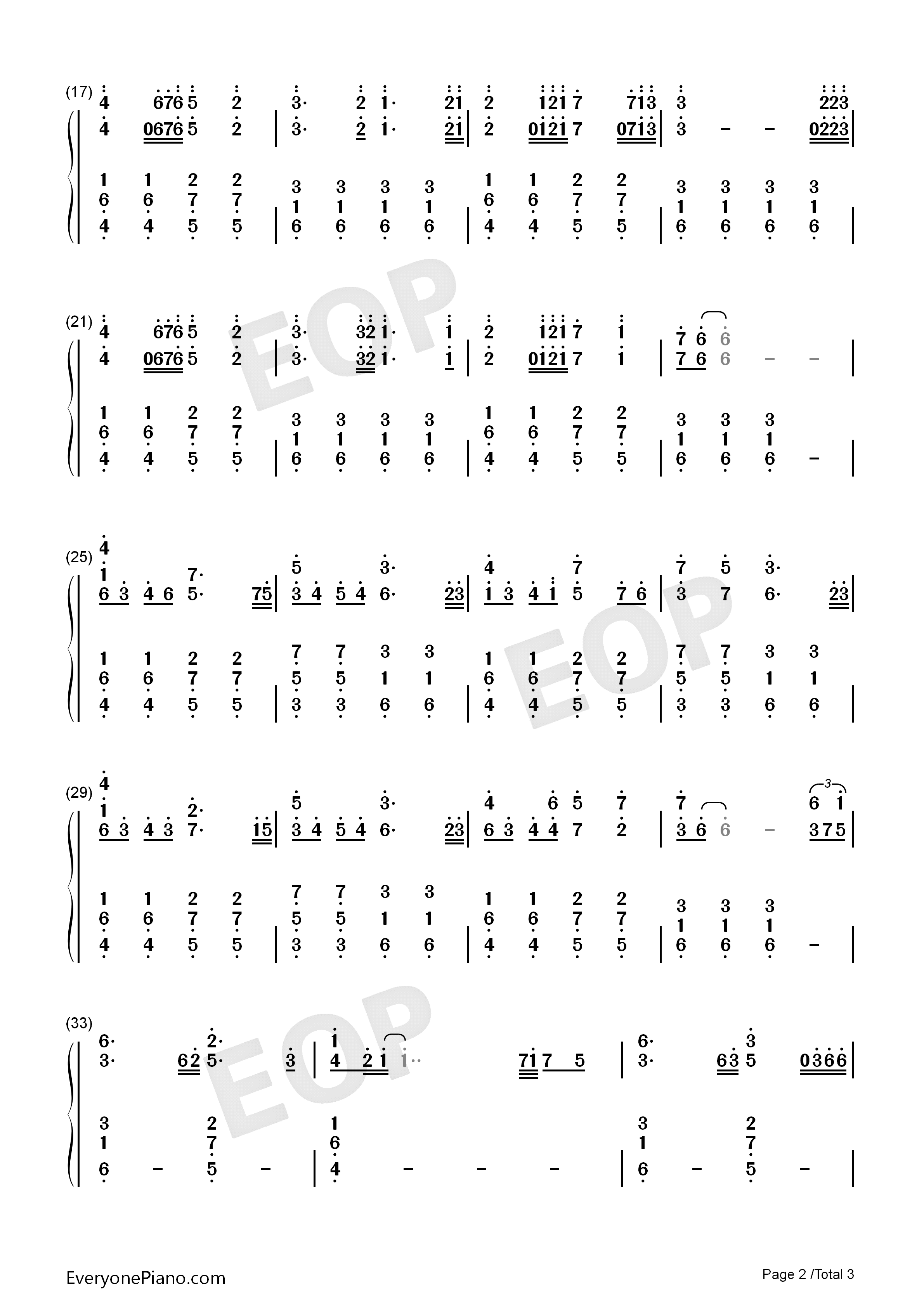 好事问何求钢琴简谱_Kenneth_Yang演唱