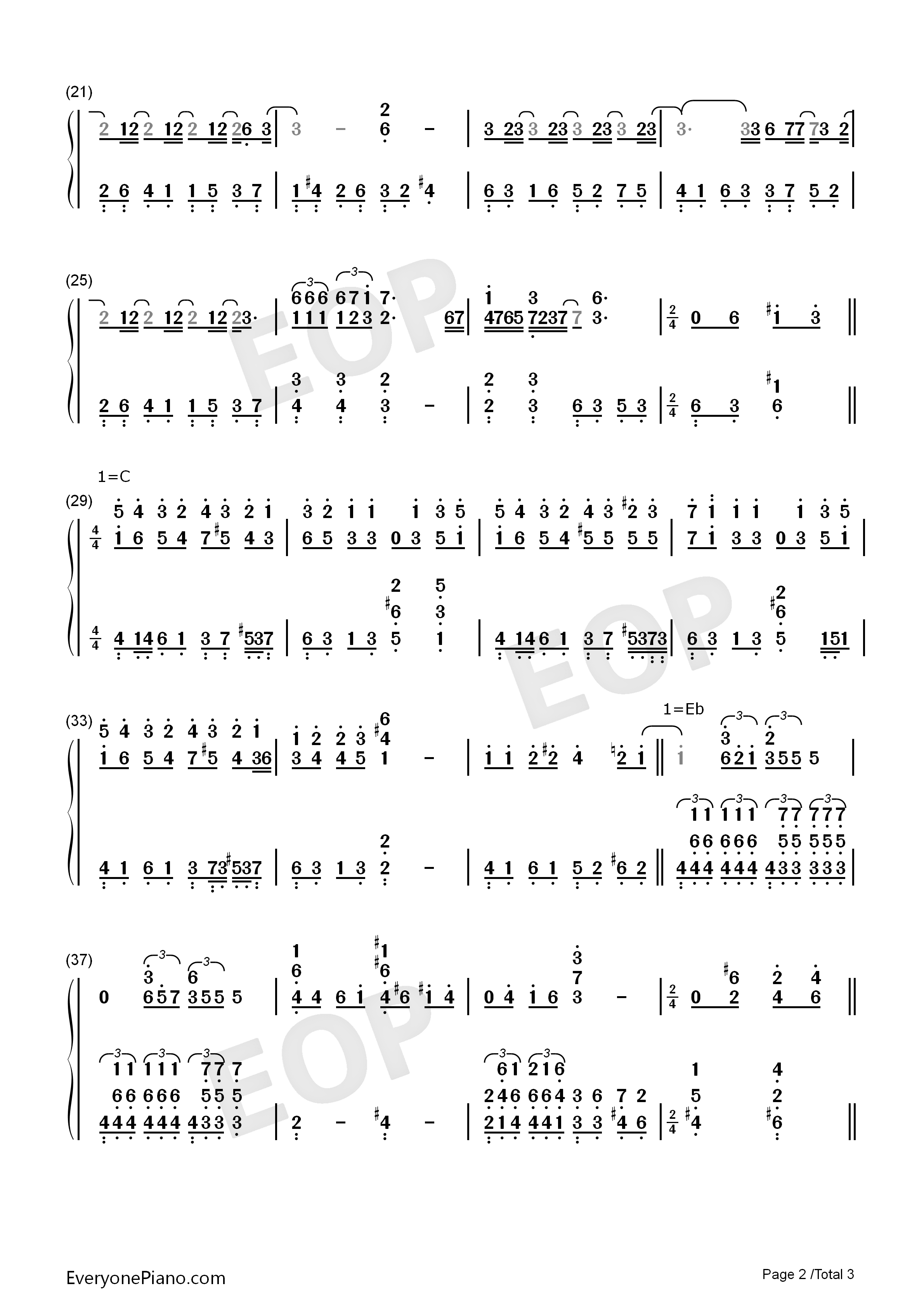 老伴钢琴简谱_李荣浩演唱