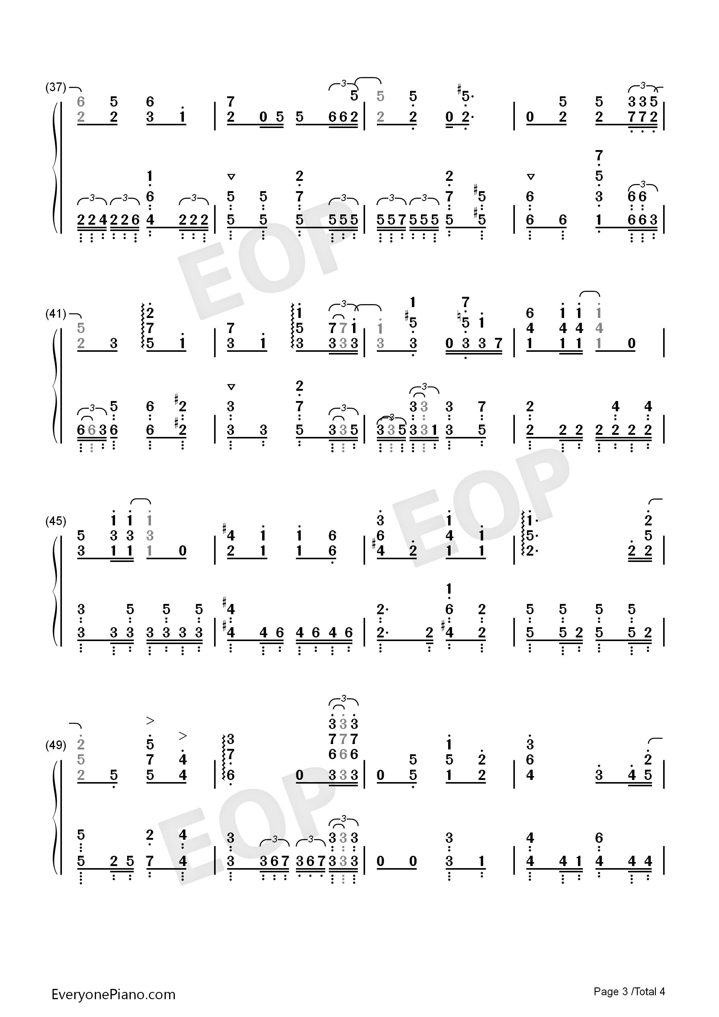 夏色恋花火钢琴简谱_藤田茜演唱