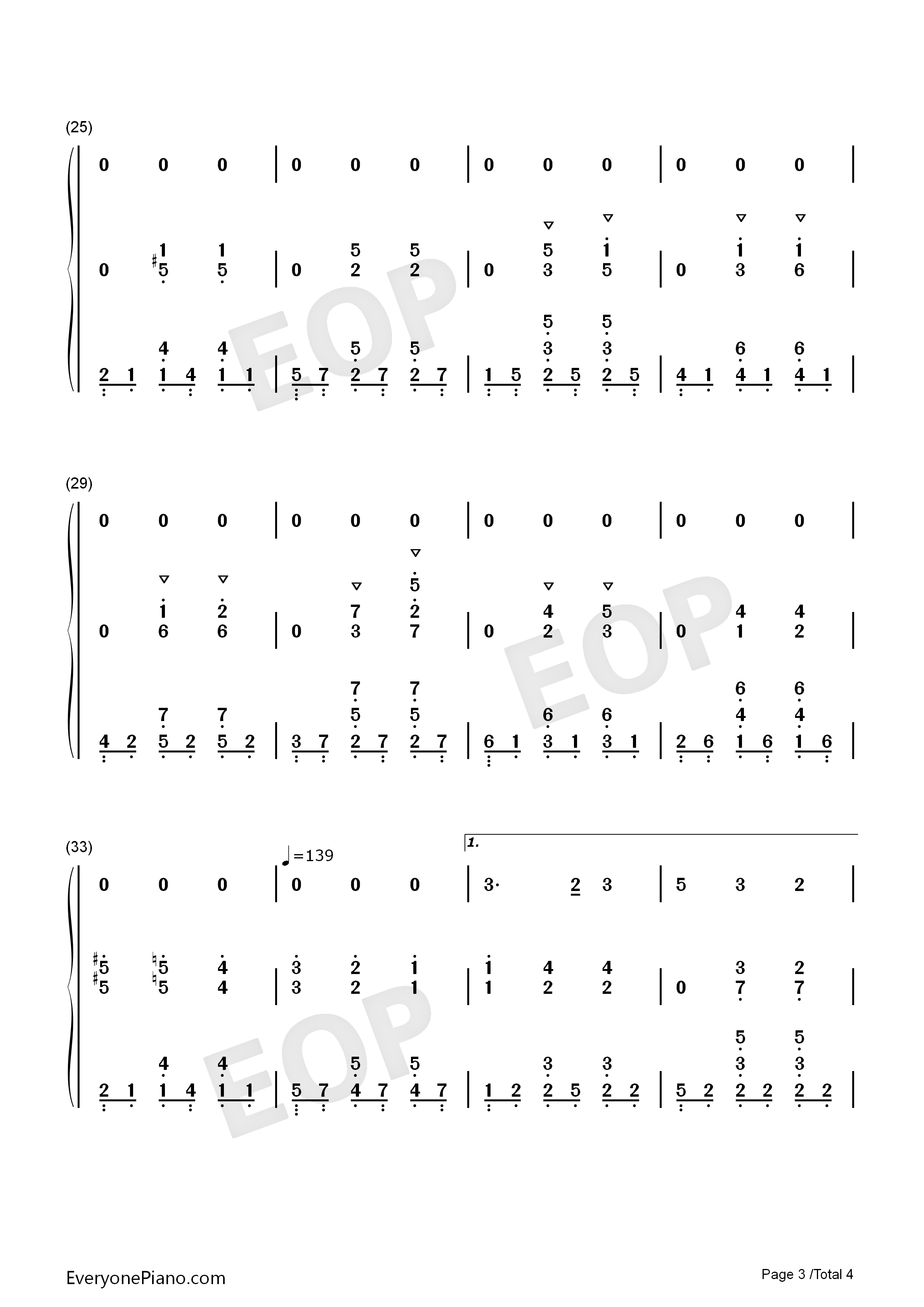 Cerf钢琴简谱_Bruno_Coulais演唱