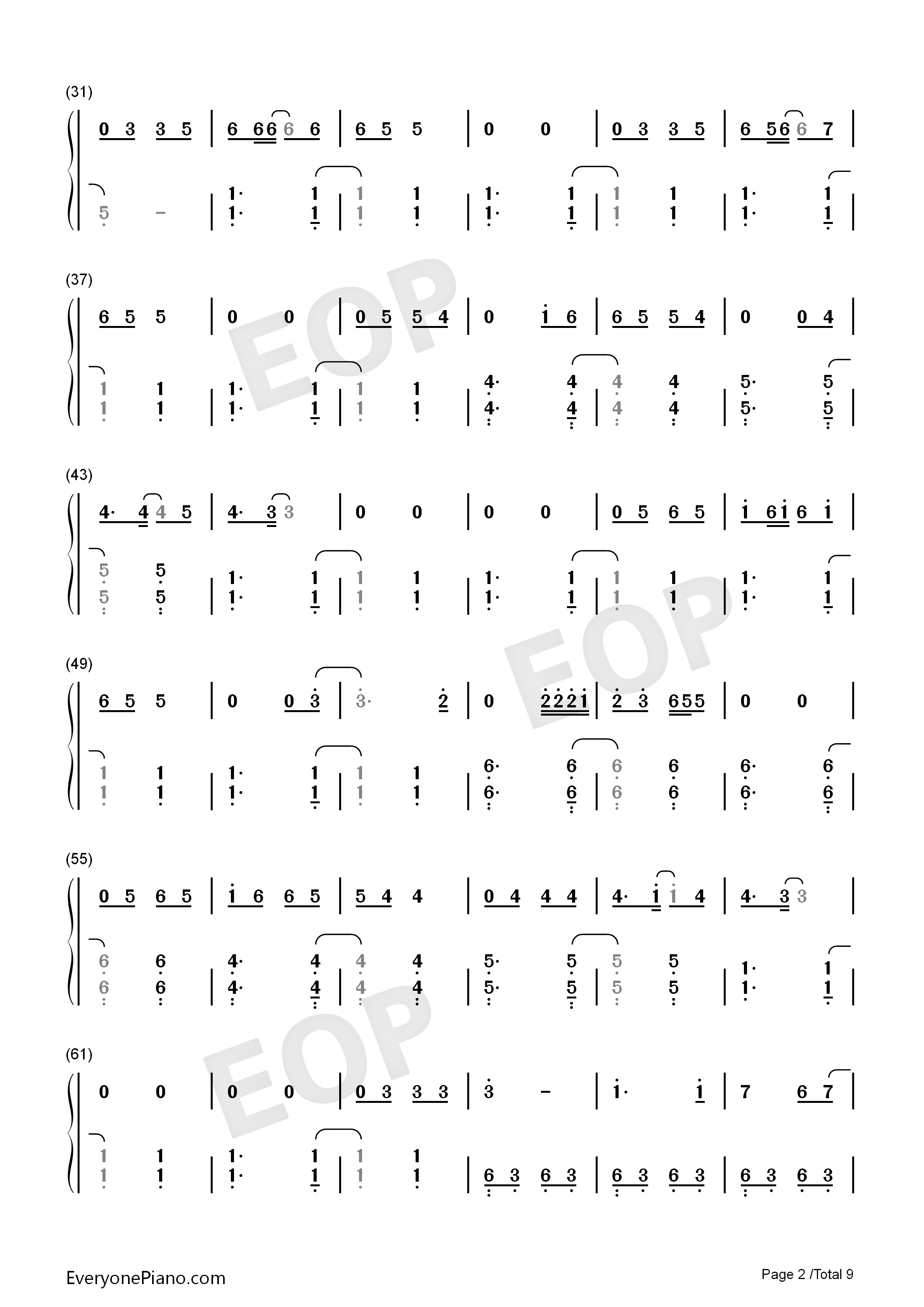 Bedtime_Story钢琴简谱_西野加奈演唱