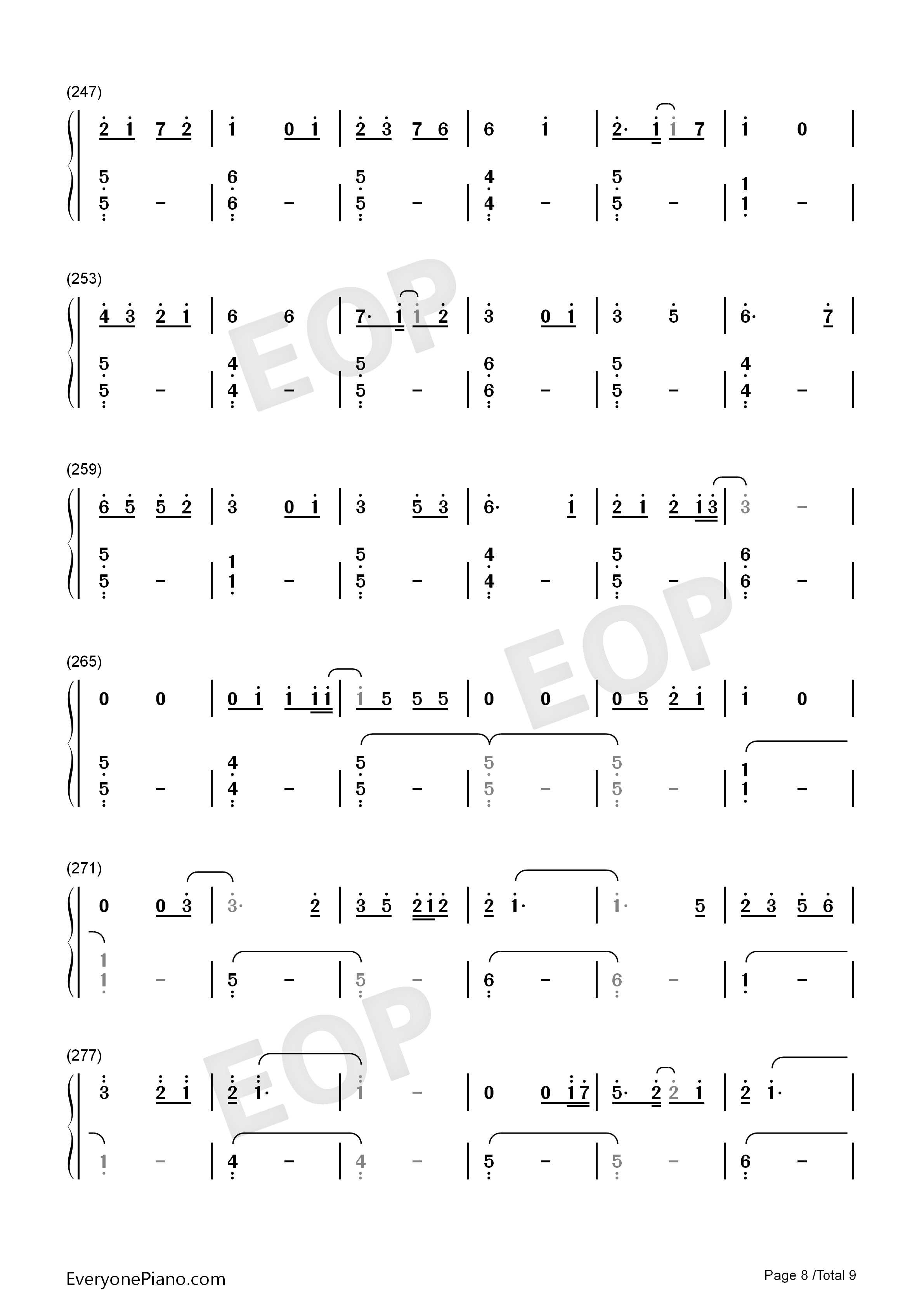 Bedtime_Story钢琴简谱_西野加奈演唱