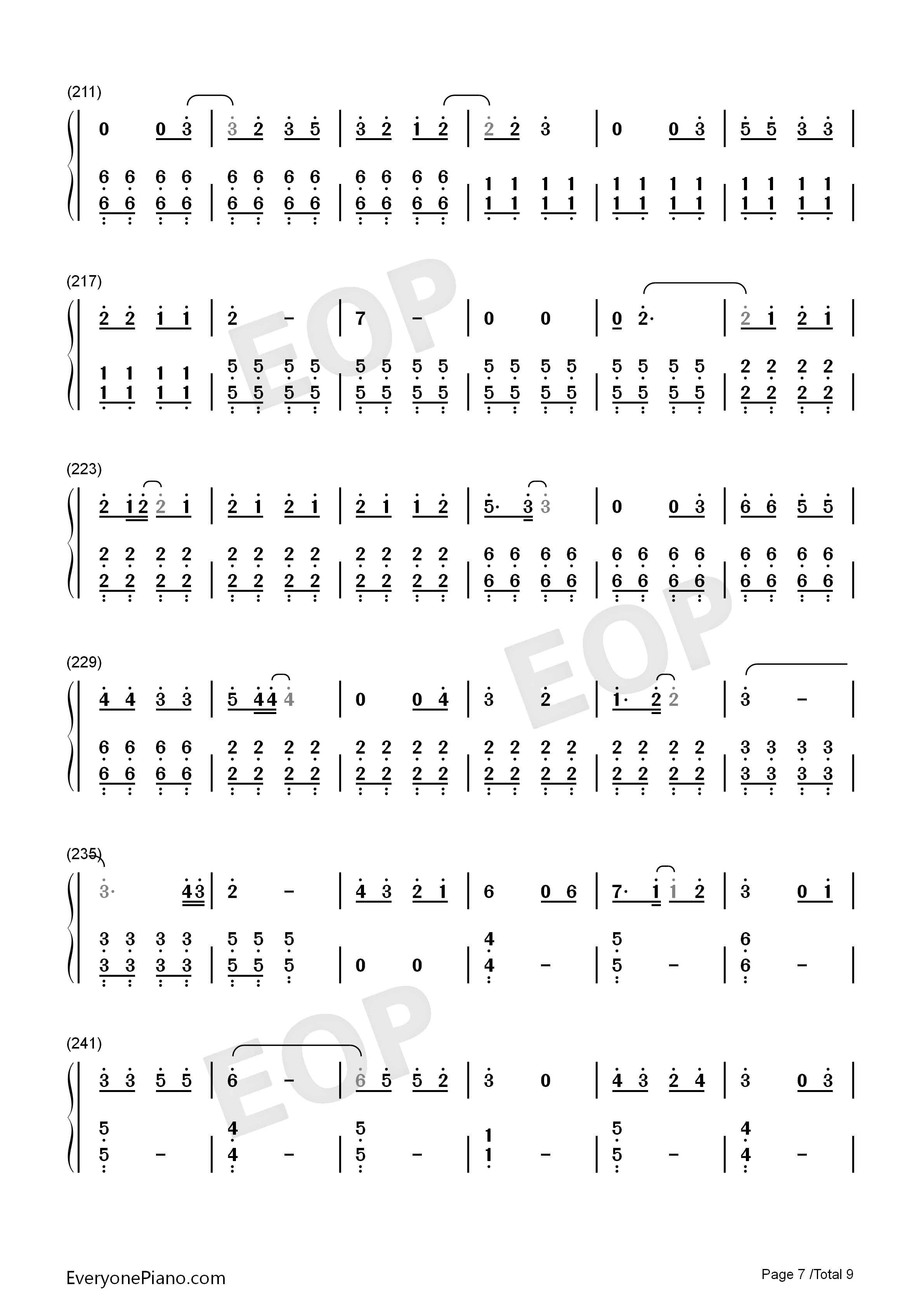 Bedtime_Story钢琴简谱_西野加奈演唱