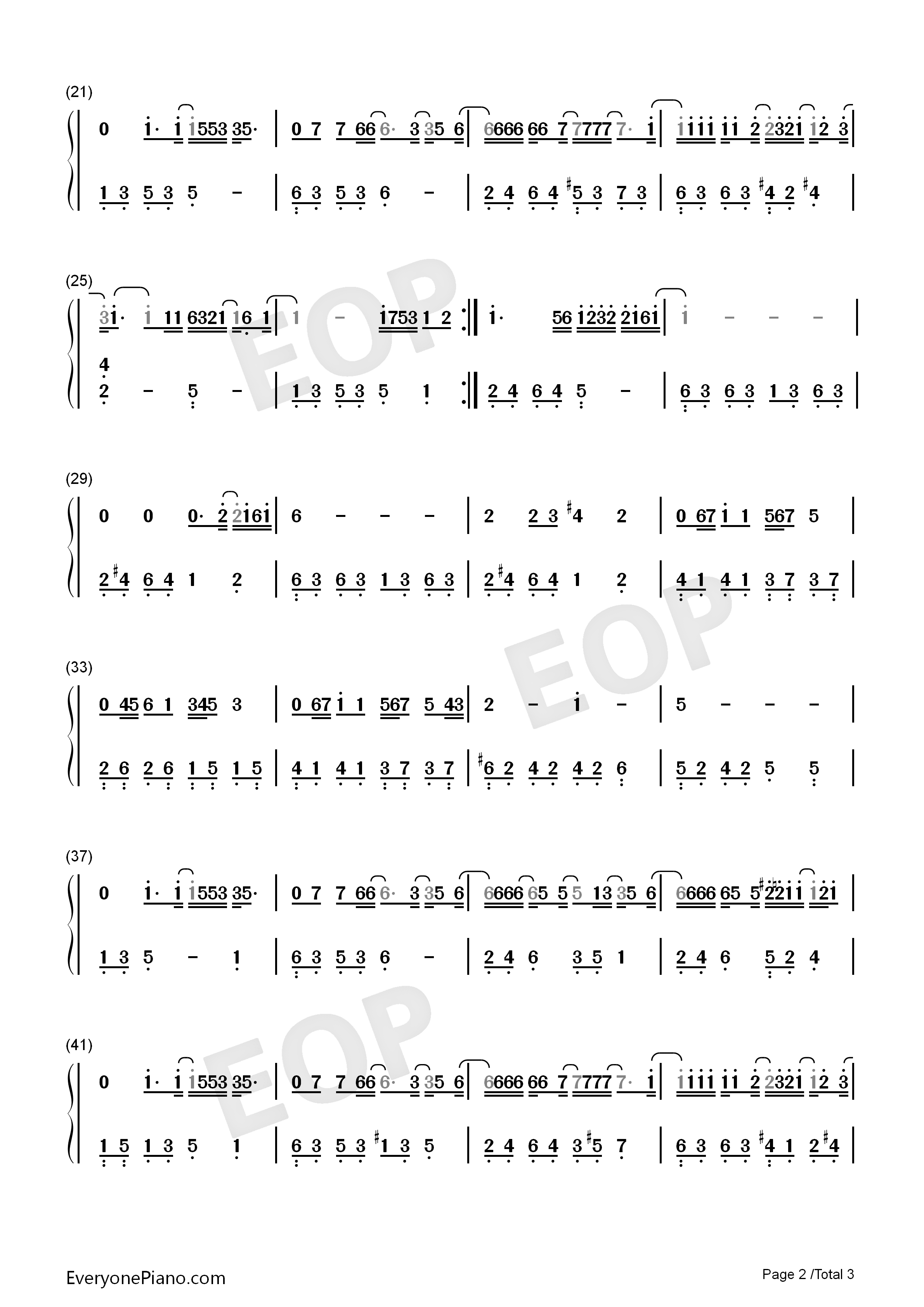 不搭钢琴简谱_李荣浩演唱