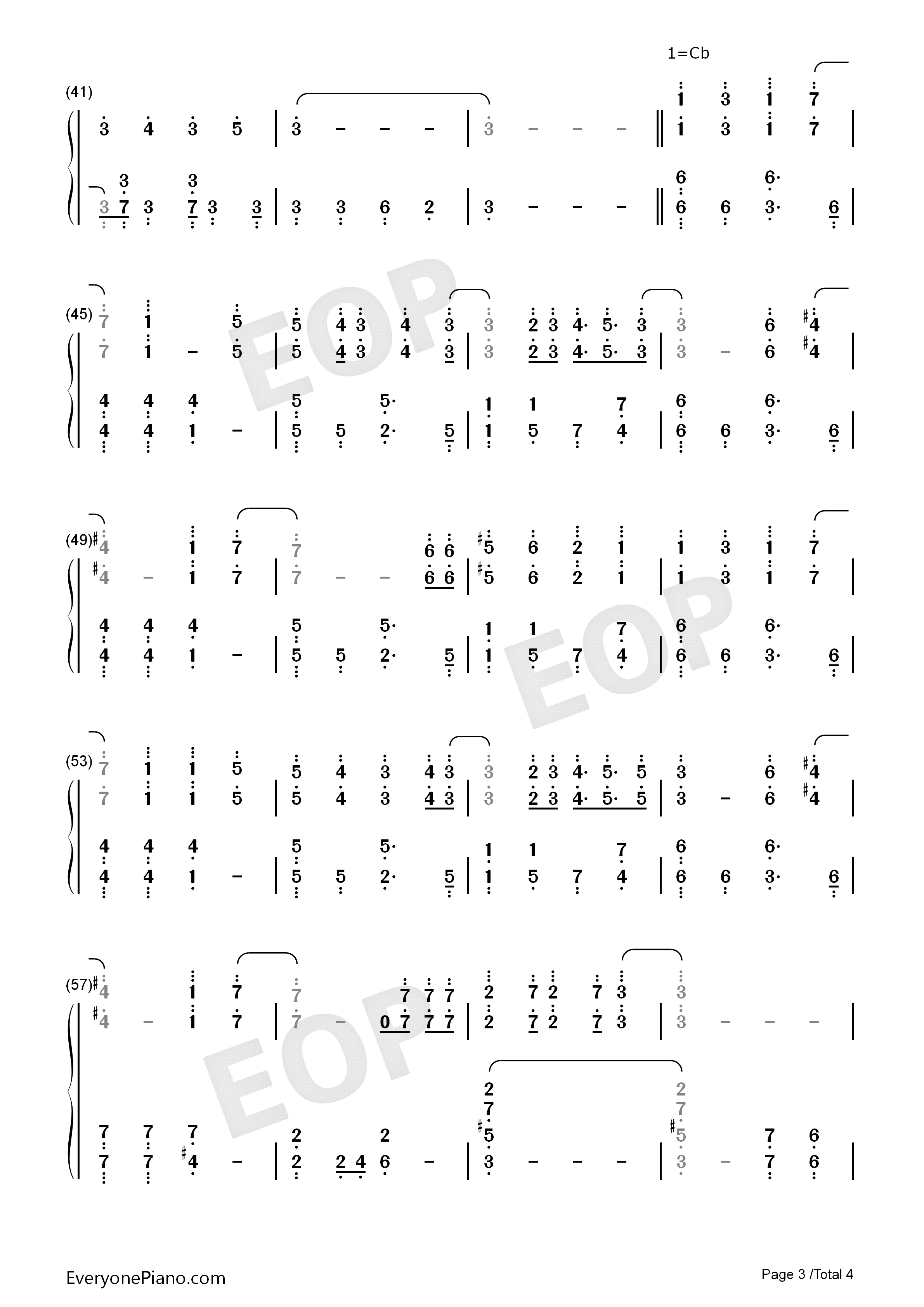 Prayer_X钢琴简谱_King_Gnu演唱