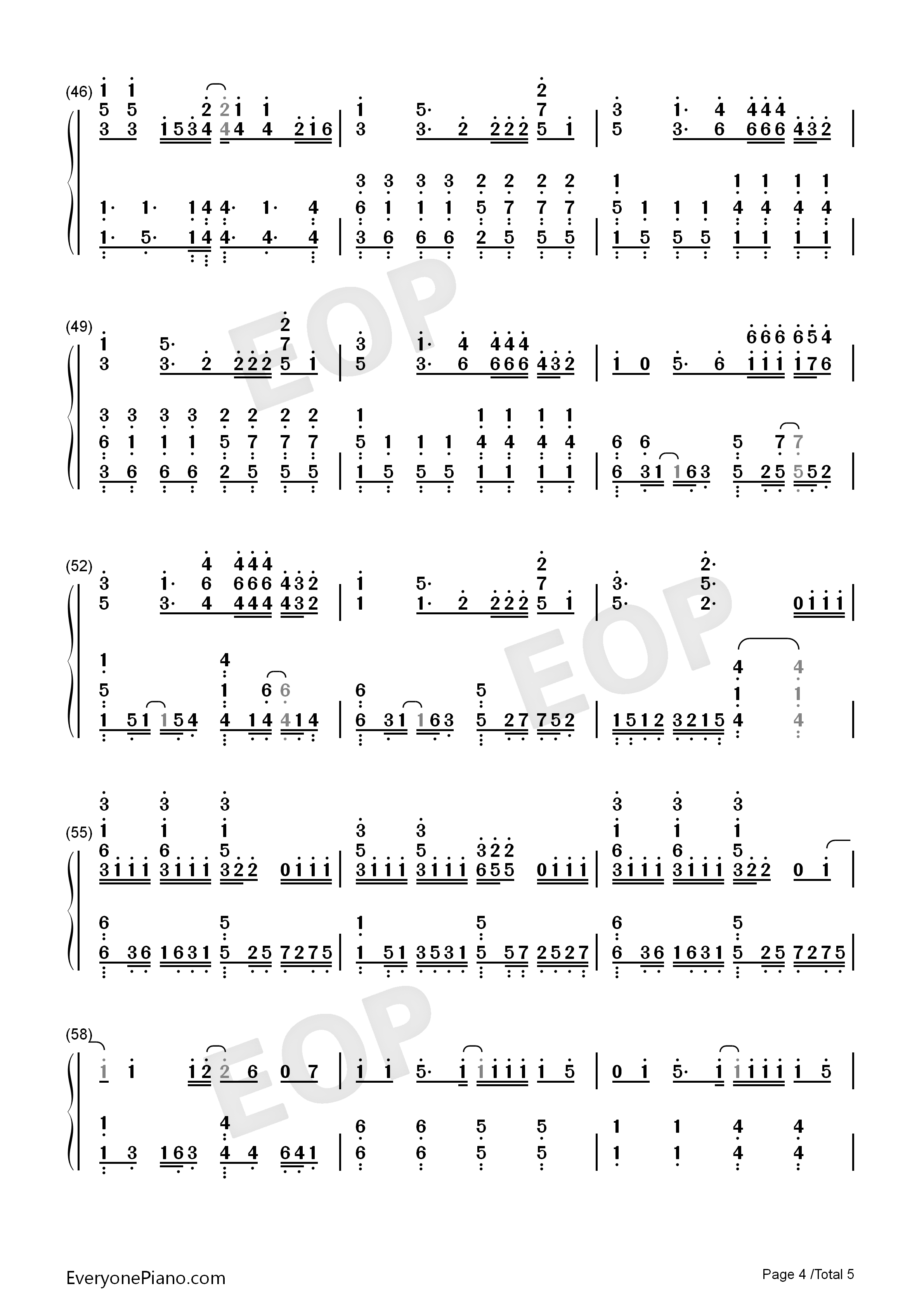 Good_Life钢琴简谱_G_Eazy_Kehlani演唱