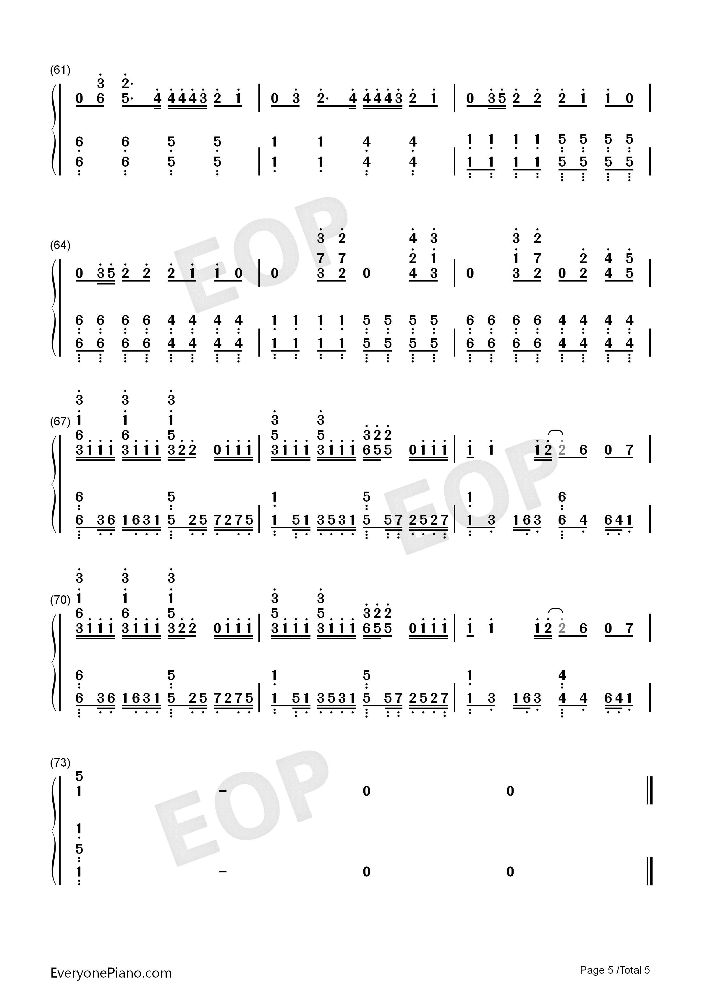 Good_Life钢琴简谱_G_Eazy_Kehlani演唱