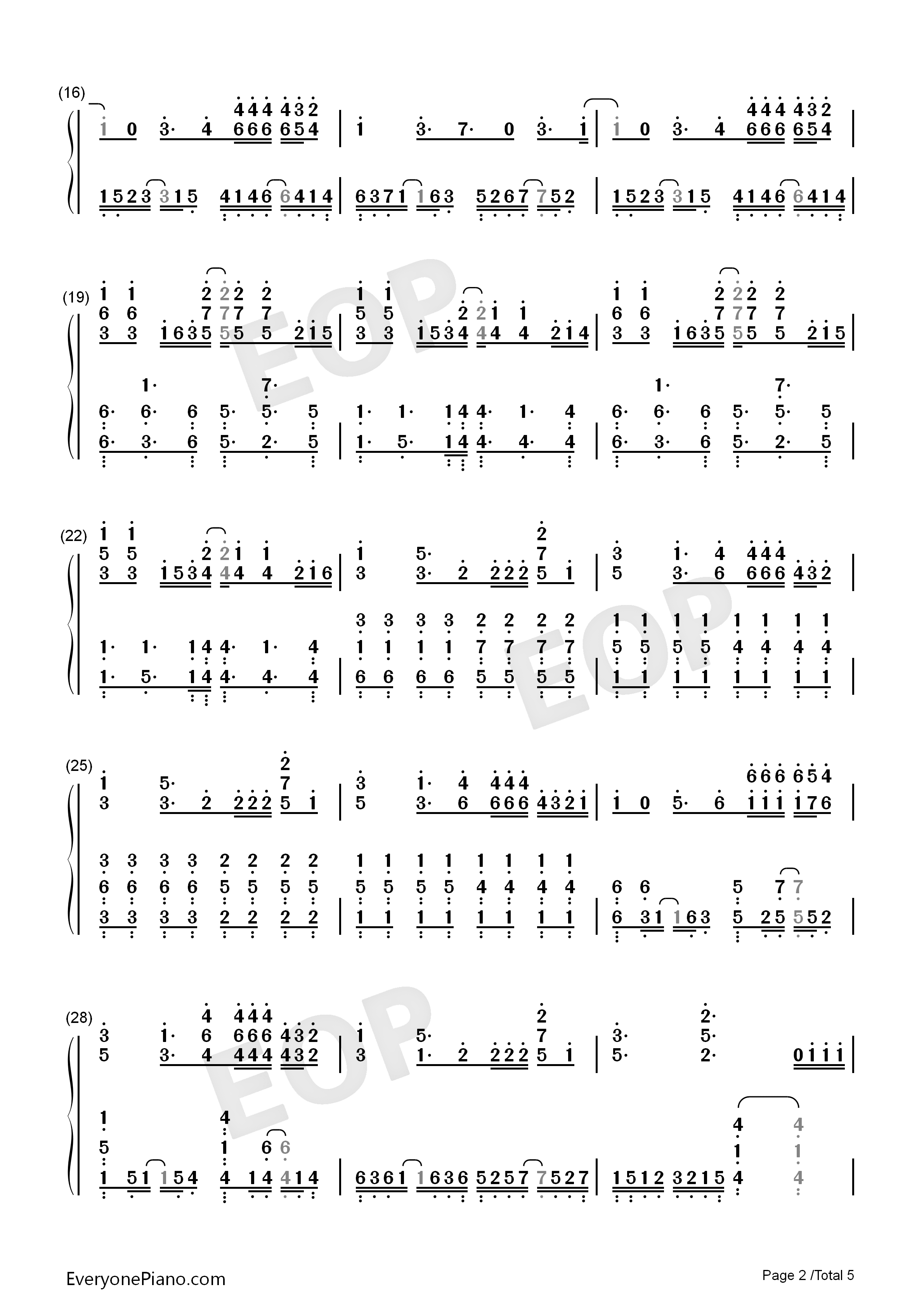 Good_Life钢琴简谱_G_Eazy_Kehlani演唱