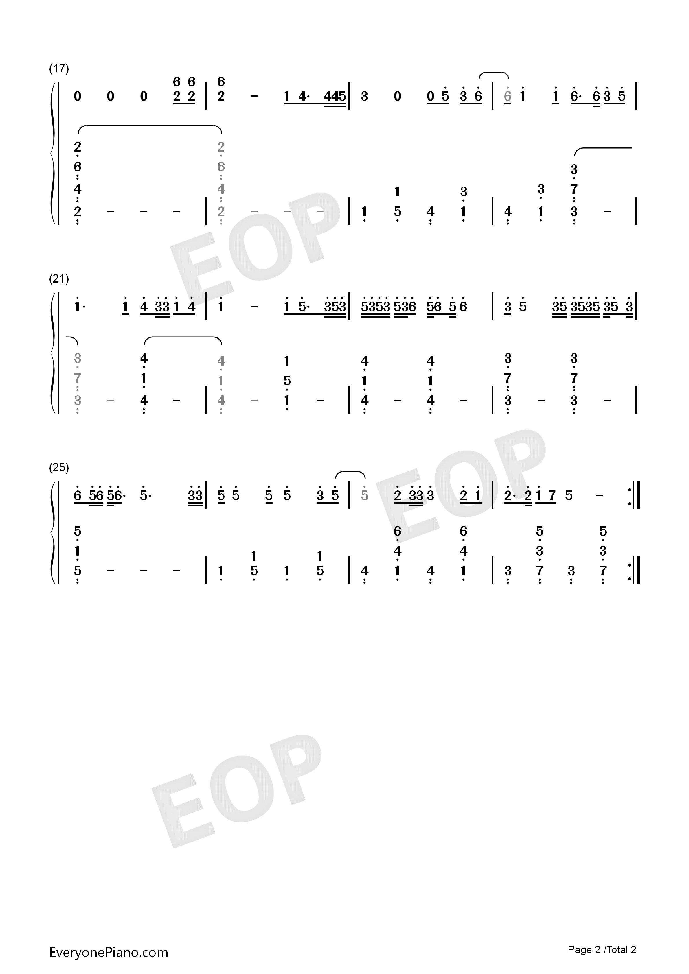 Barfuß_Am_Klavier钢琴简谱_AnnenMayKantereit演唱