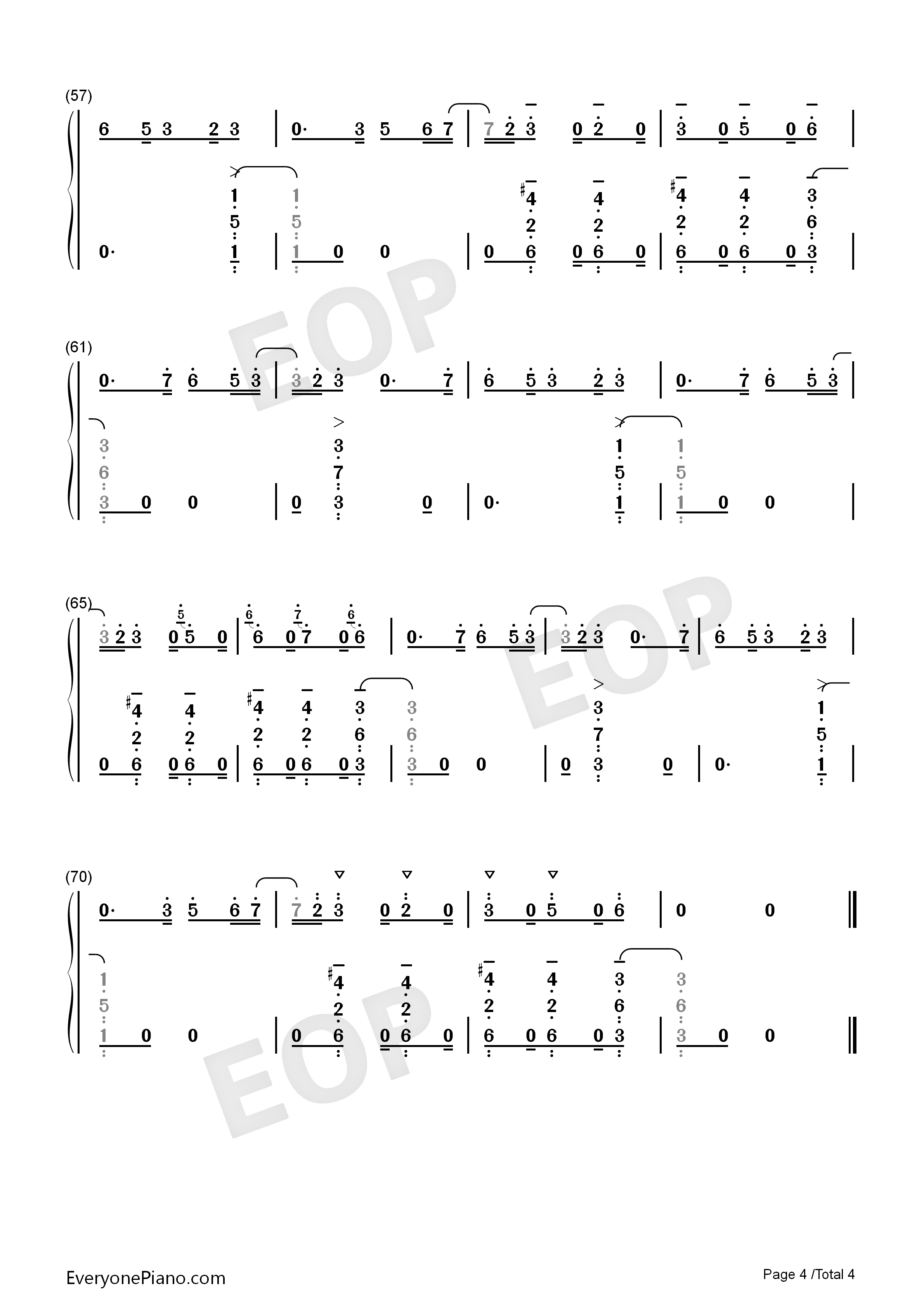 Unity钢琴简谱_TheFatRat演唱