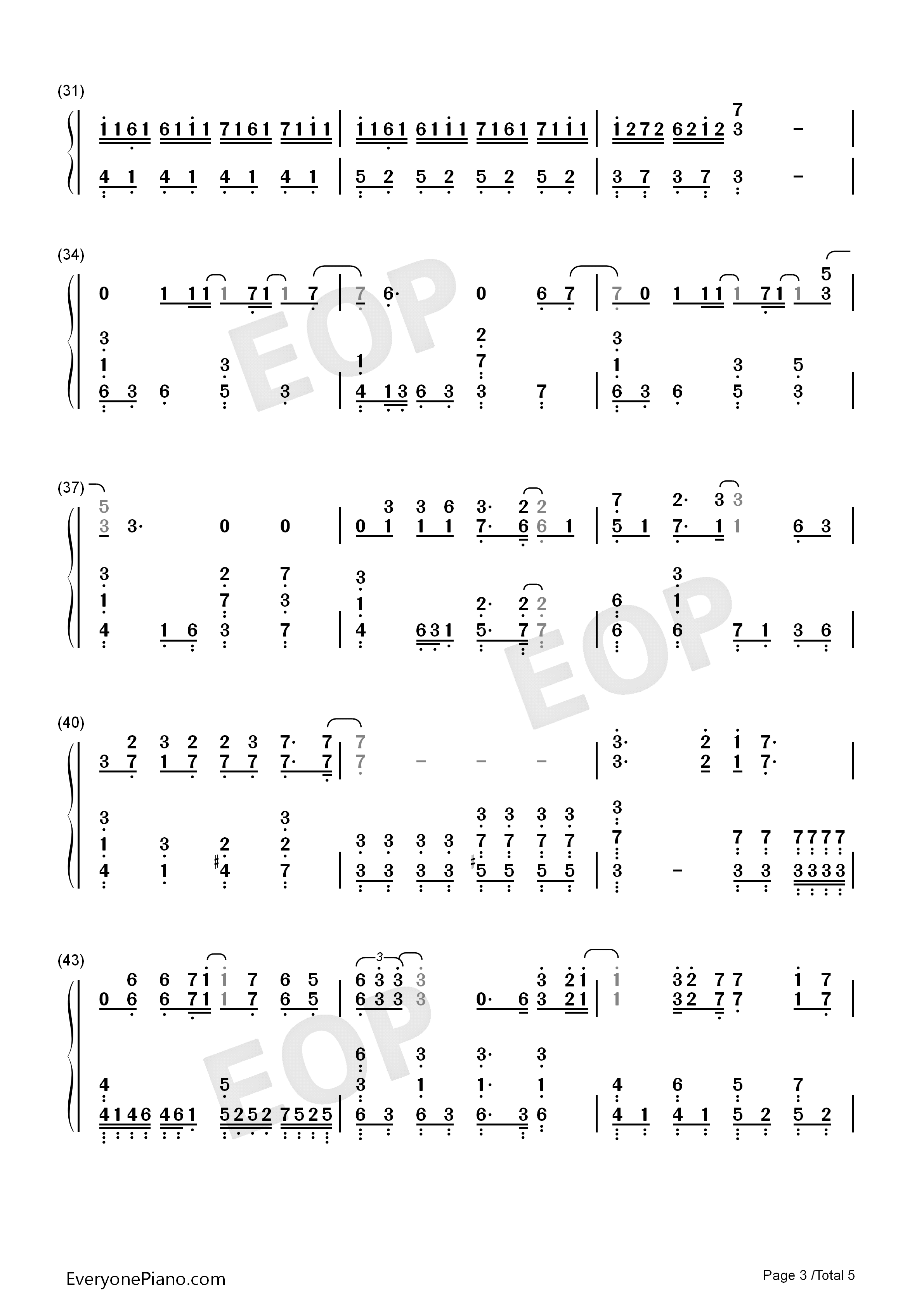焚情钢琴简谱_张信哲演唱