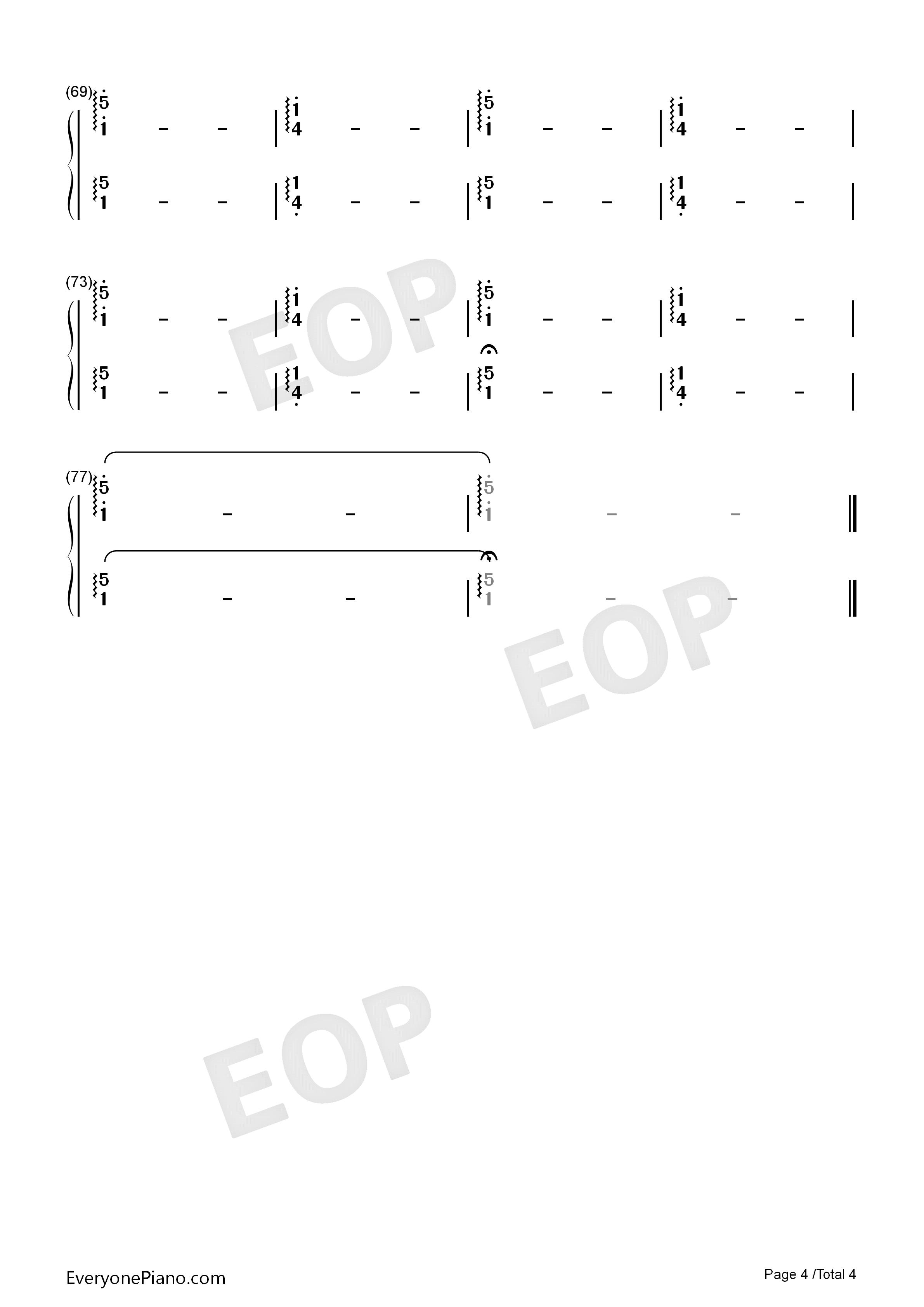 All_the_People_You'll_Never_Know钢琴简谱_Circadian_Eyes演唱