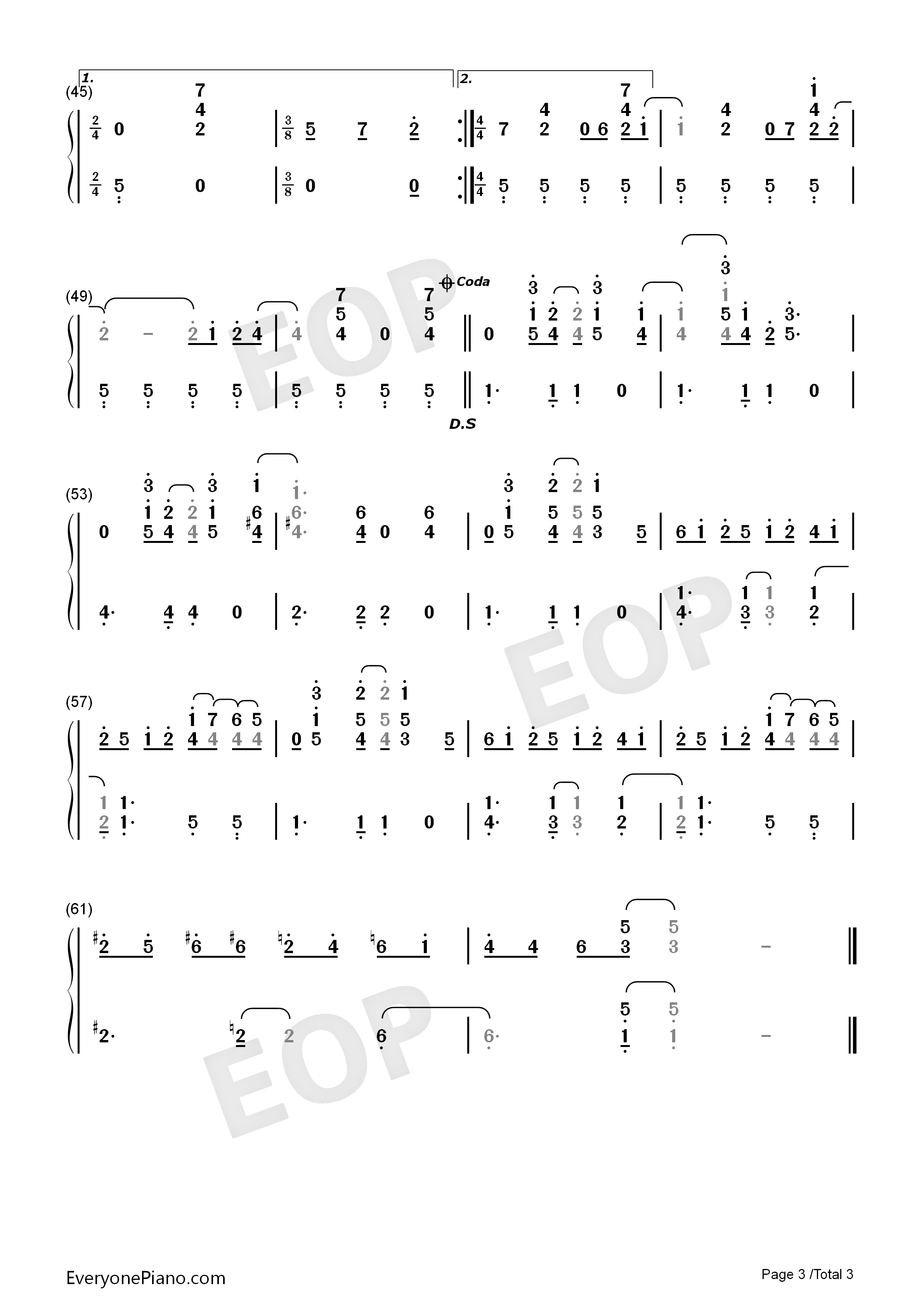 Here_Comes_the_Sun钢琴简谱_The_Beatles演唱