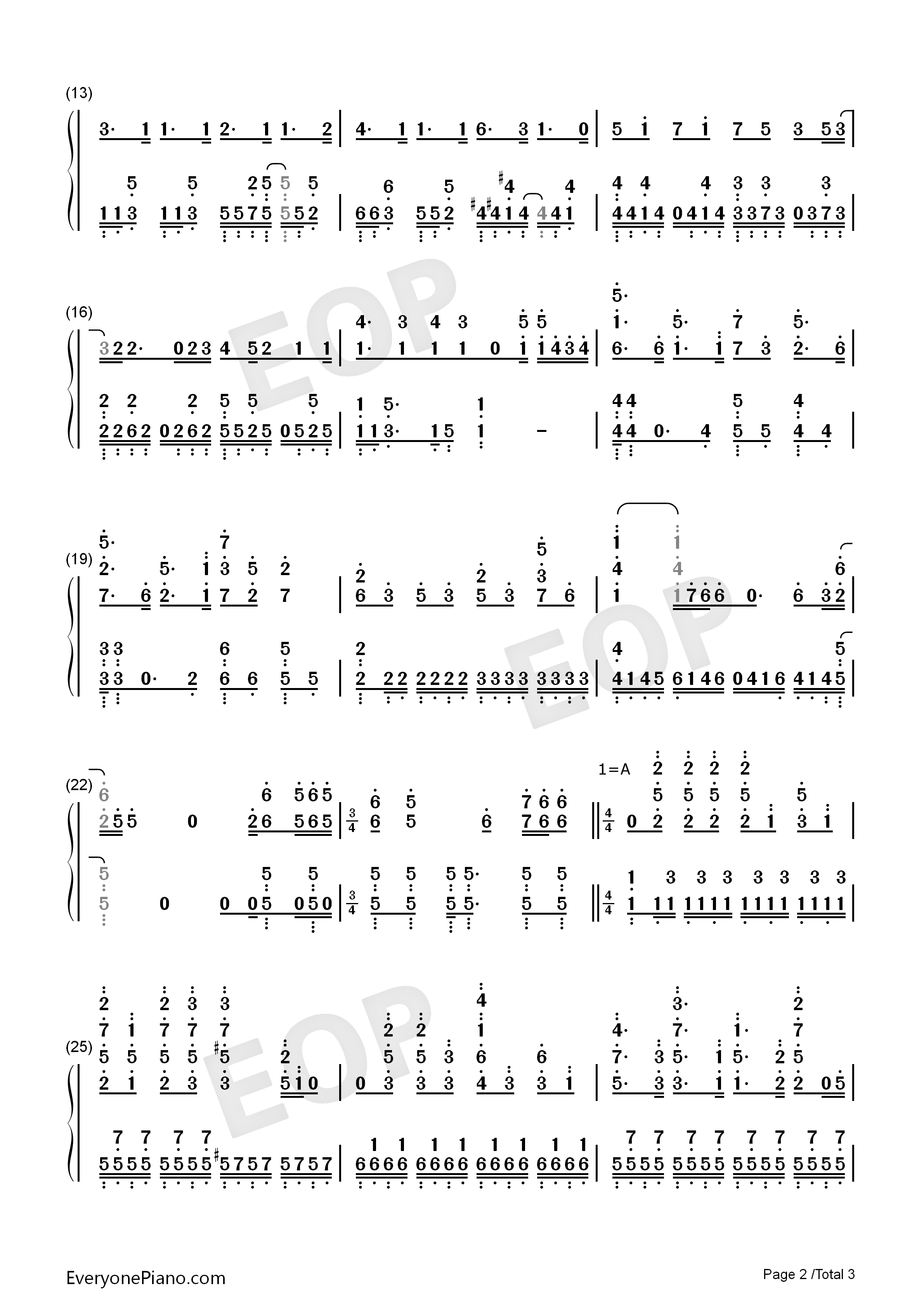 360°星のオーケストラ钢琴简谱_petit_milady演唱