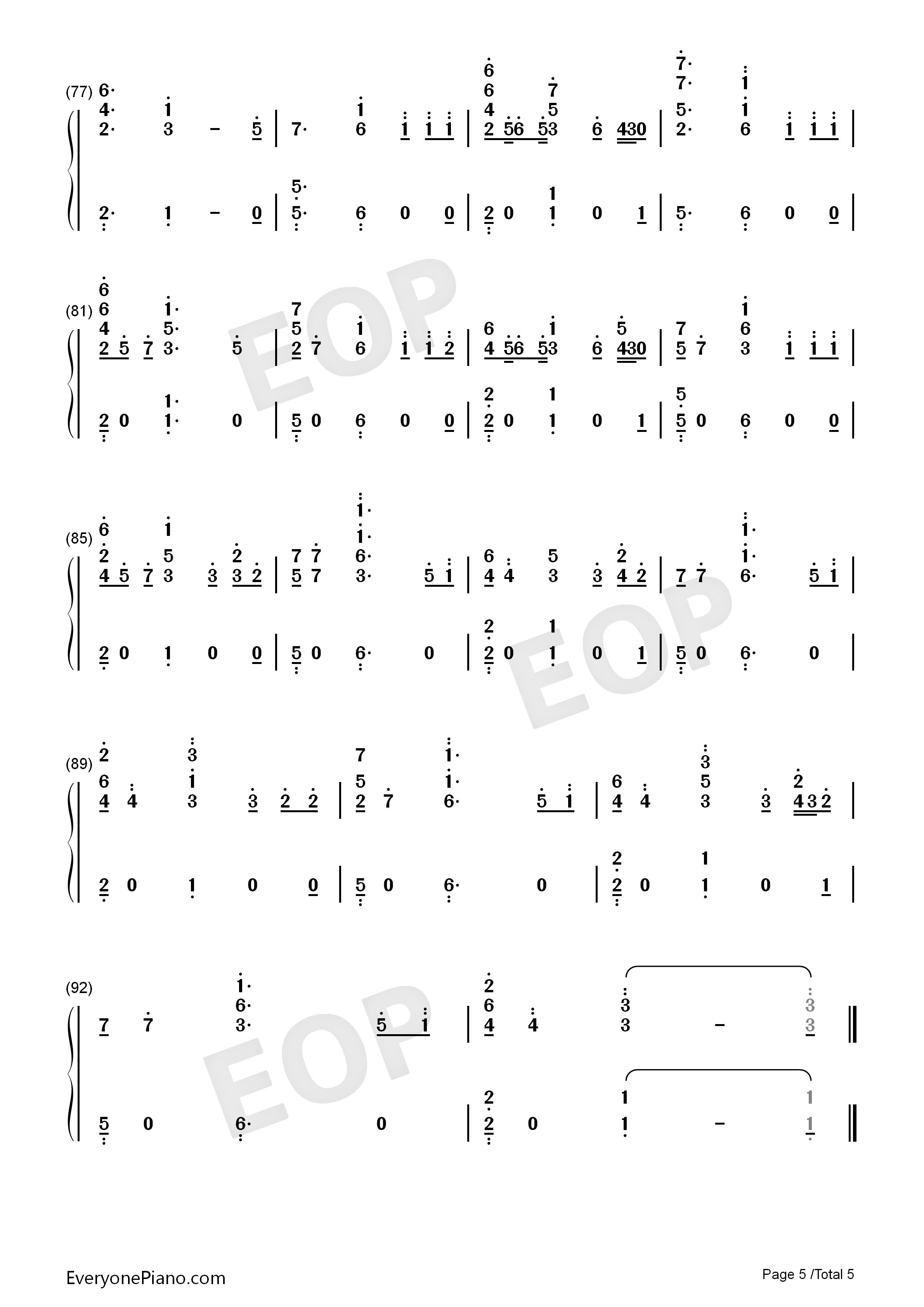 Help_Me_Out钢琴简谱_Maroon_5_Julia_Michaels演唱