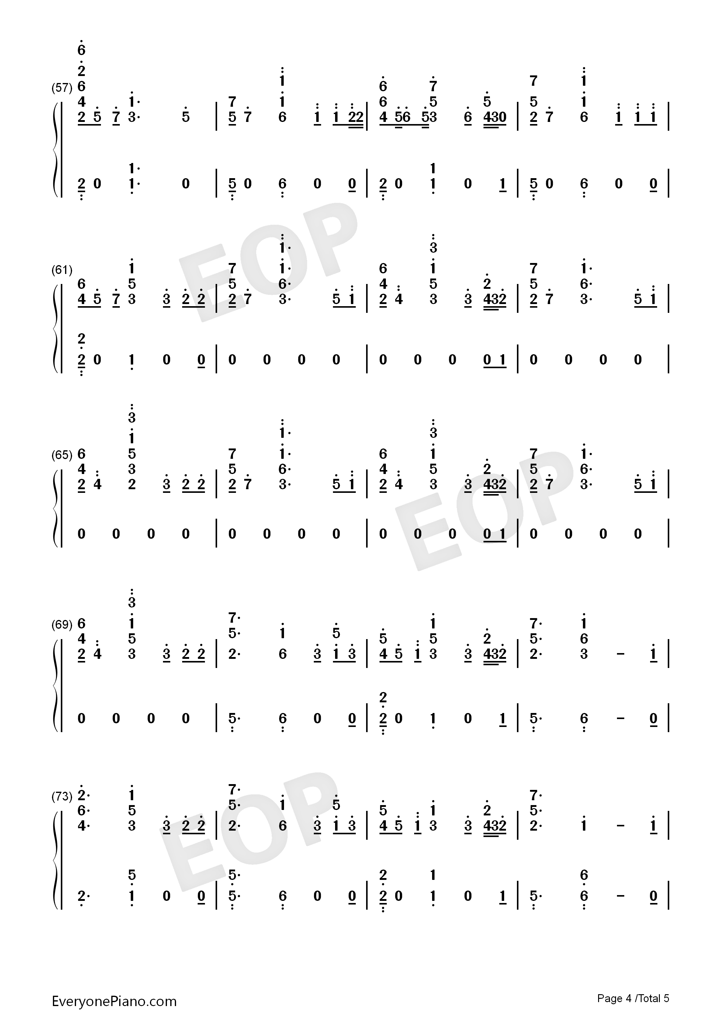 Help_Me_Out钢琴简谱_Maroon_5_Julia_Michaels演唱