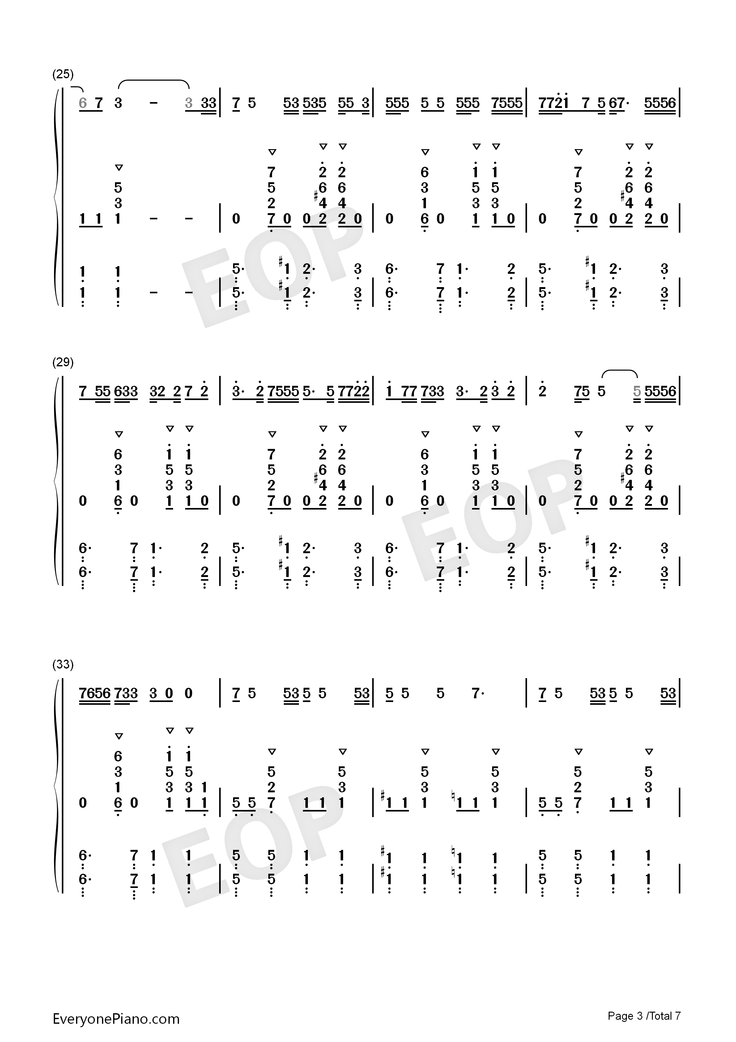 All_Star钢琴简谱_Smash_Mouth演唱