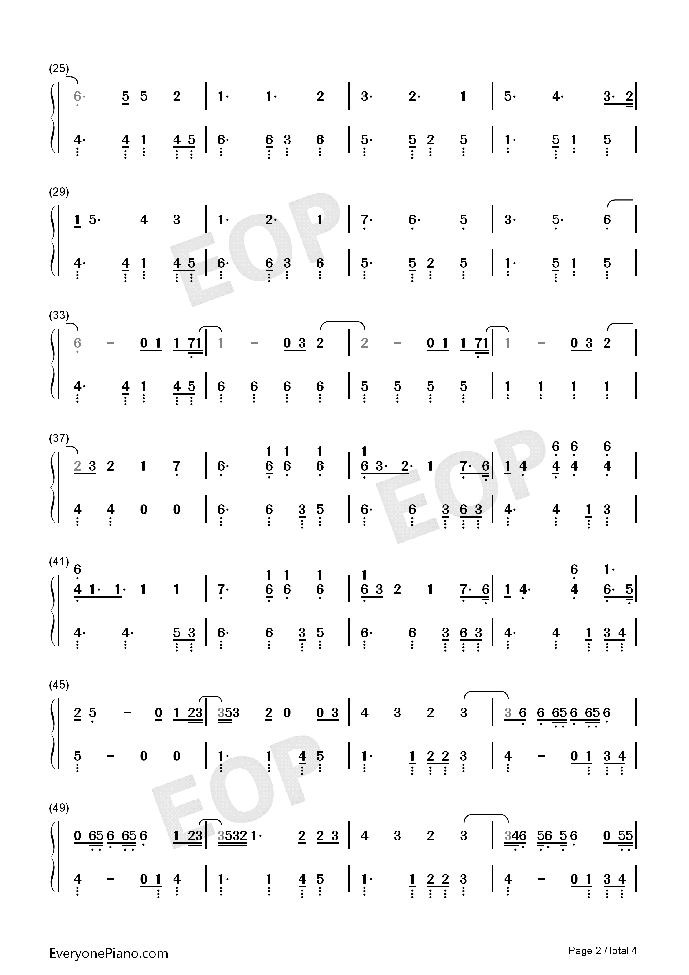 Thunderclouds钢琴简谱_LSD演唱