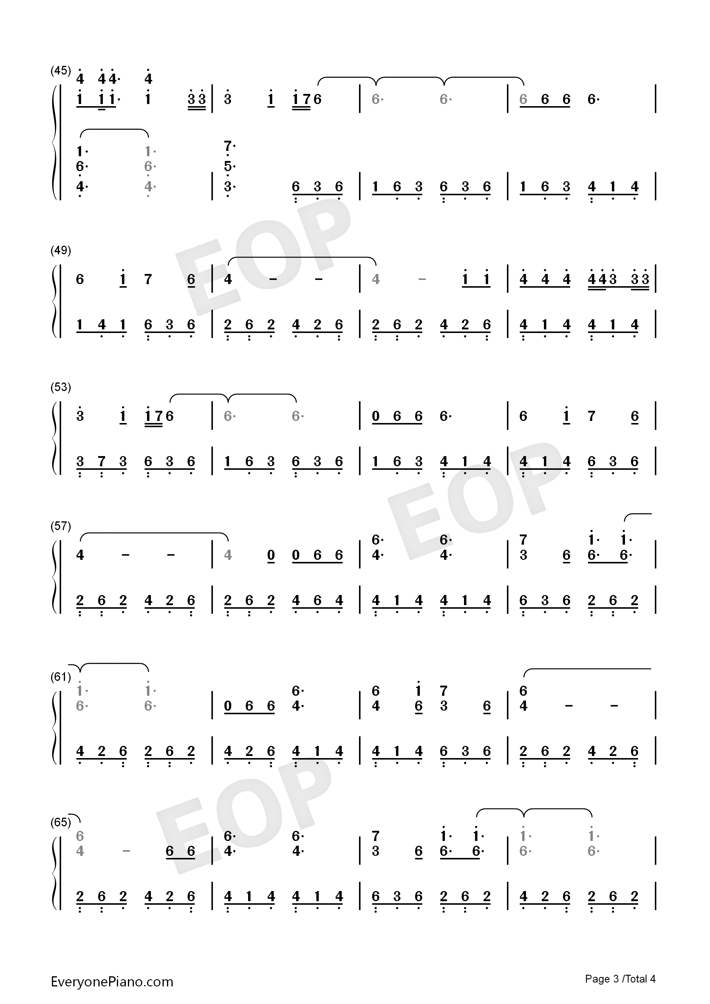 The_Night_We_Met钢琴简谱_Lord_Huron演唱