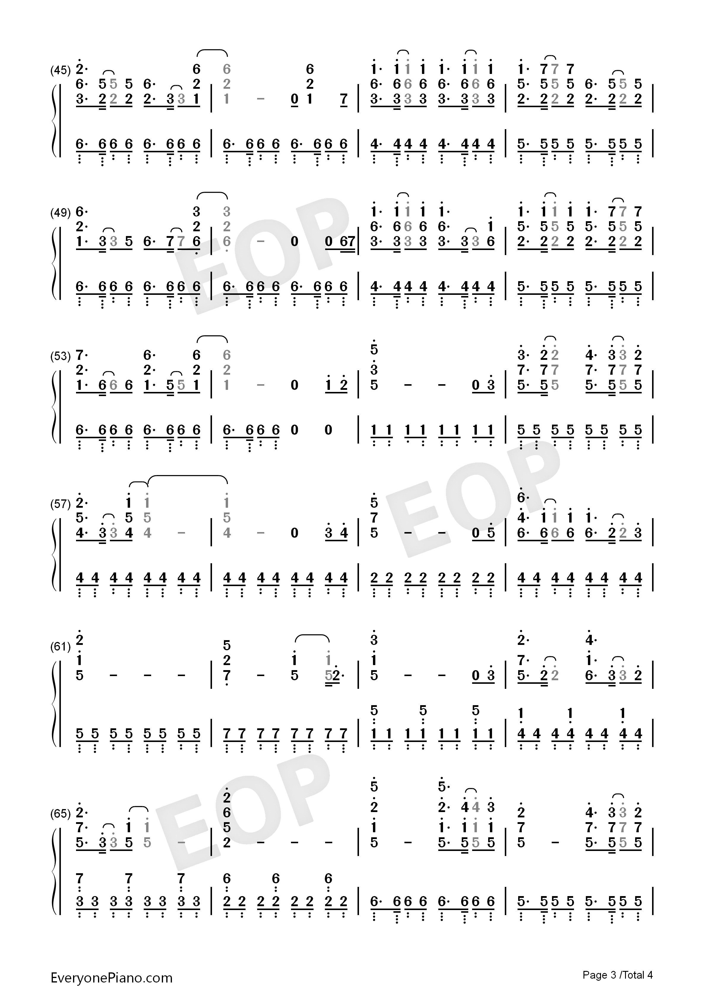 Perfect_Time钢琴简谱_泽野弘之演唱