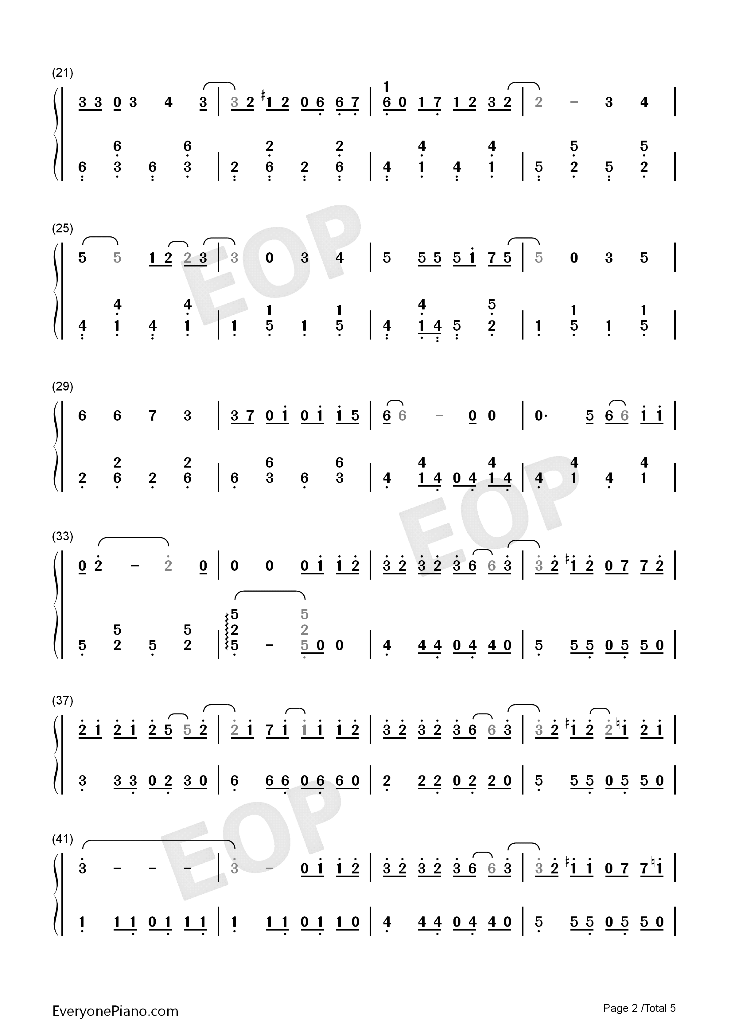 想给你钢琴简谱_钟易轩演唱