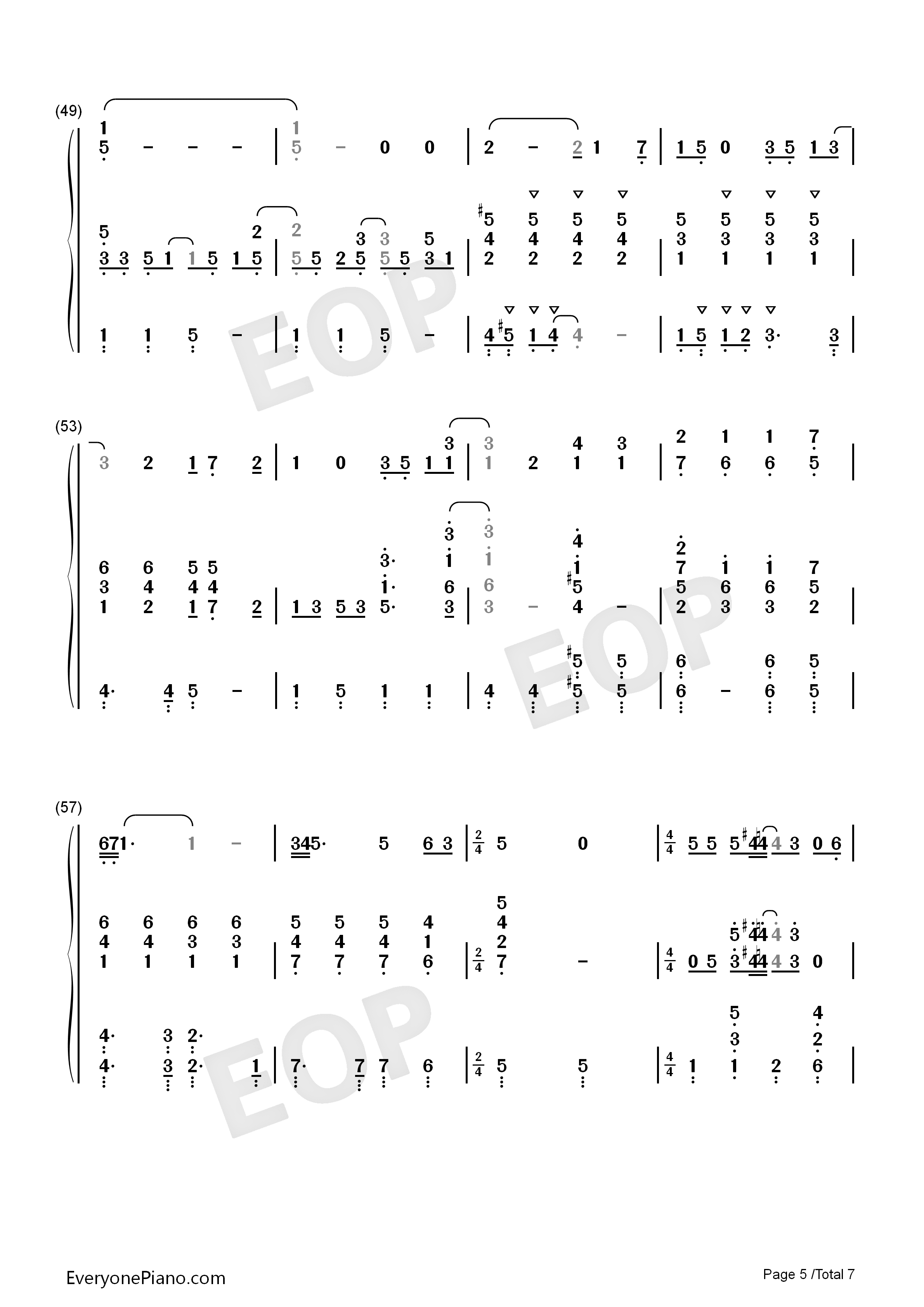 Thank_You_For_The_Music钢琴简谱_ABBA演唱