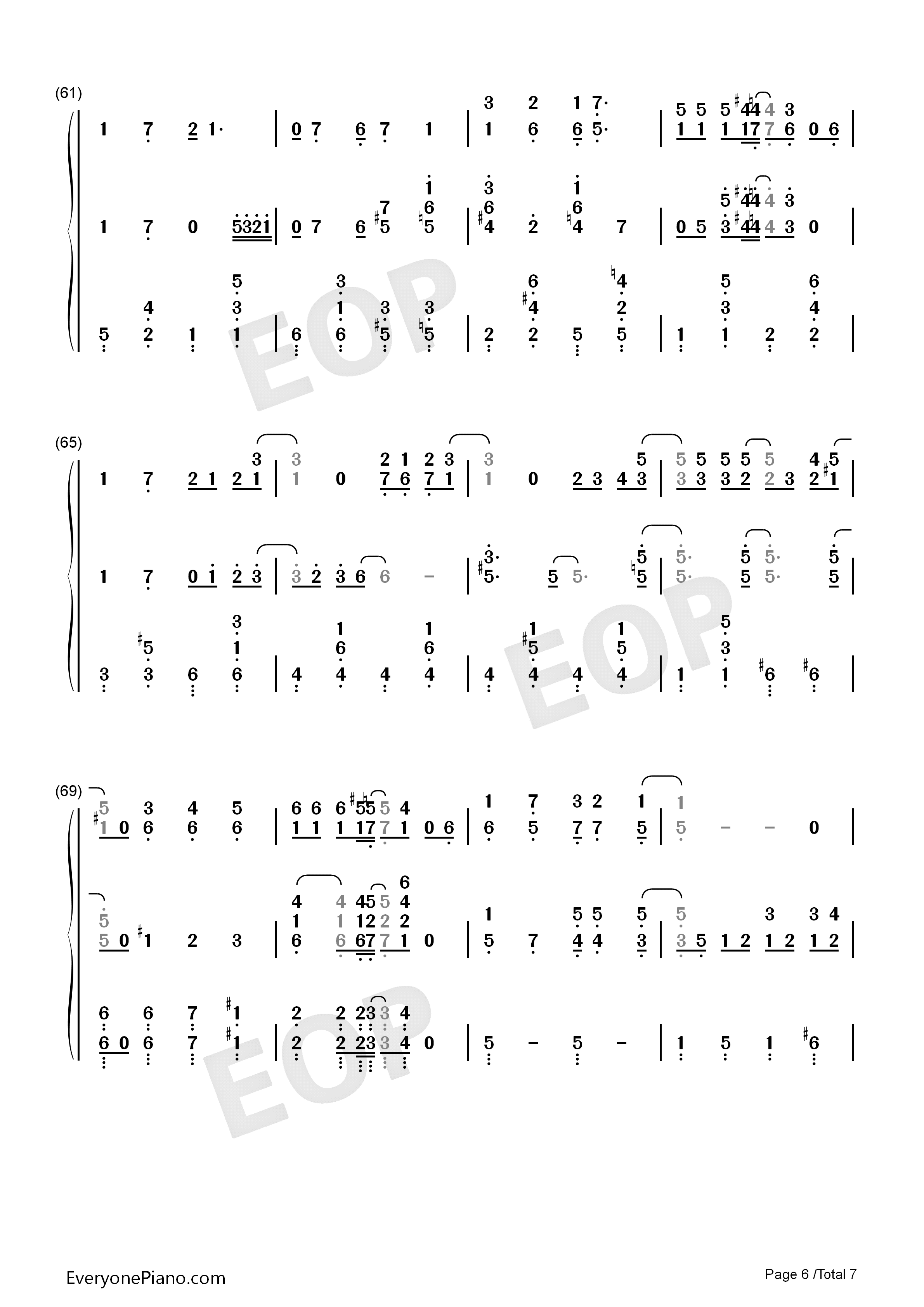 Thank_You_For_The_Music钢琴简谱_ABBA演唱