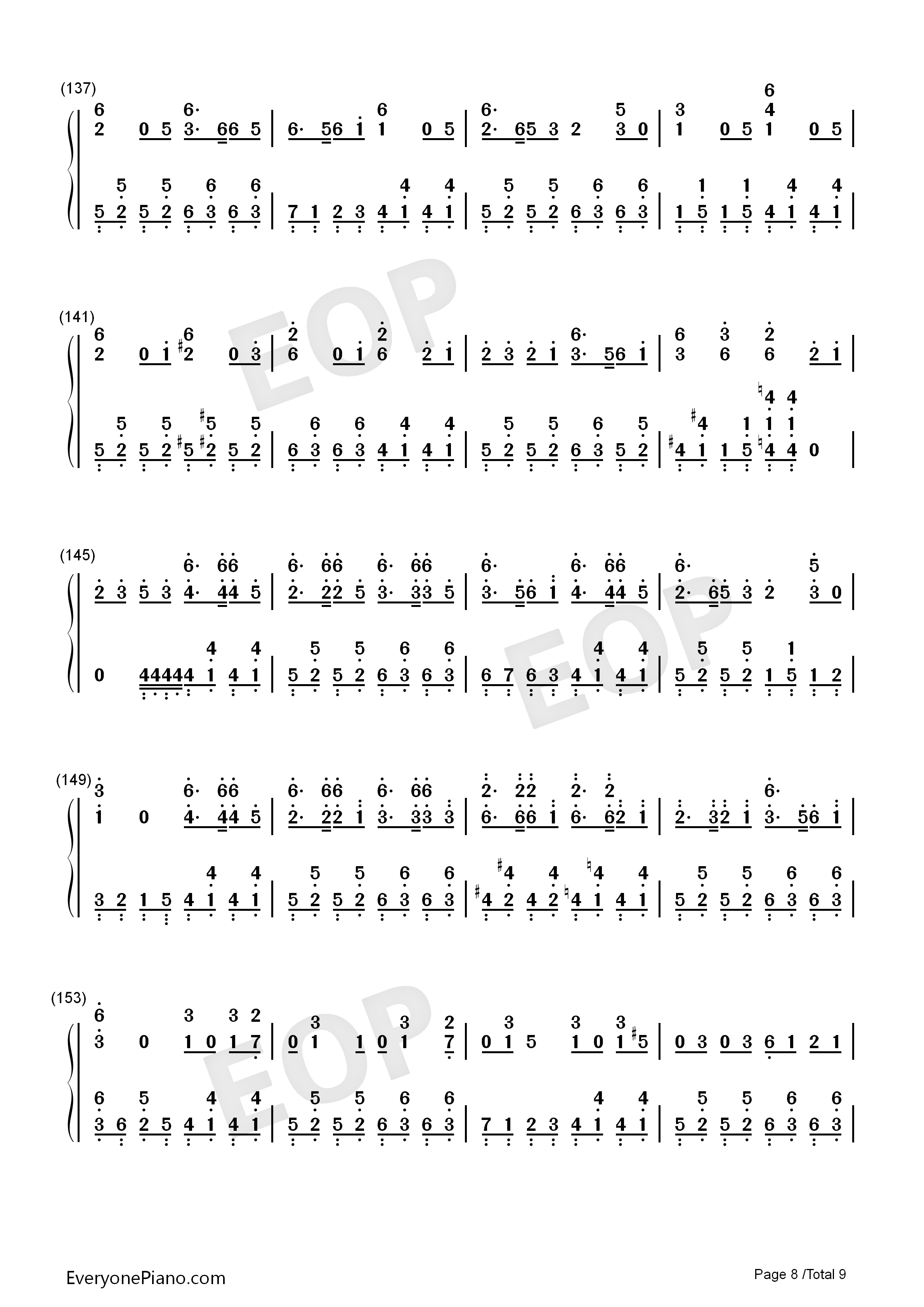 インビジブル钢琴简谱_GUMI_&镜音リン演唱