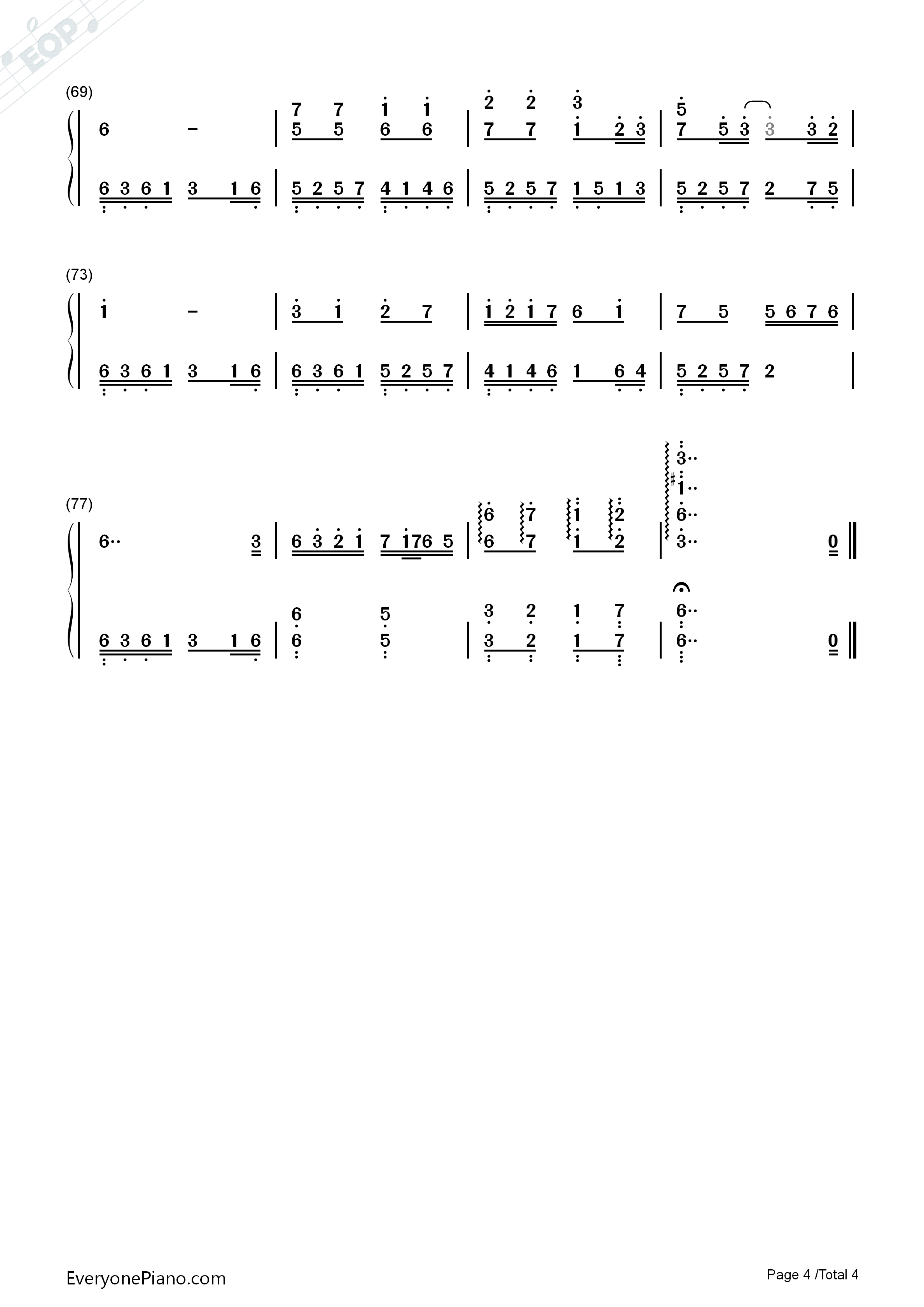 追梦人钢琴简谱_罗大佑演唱
