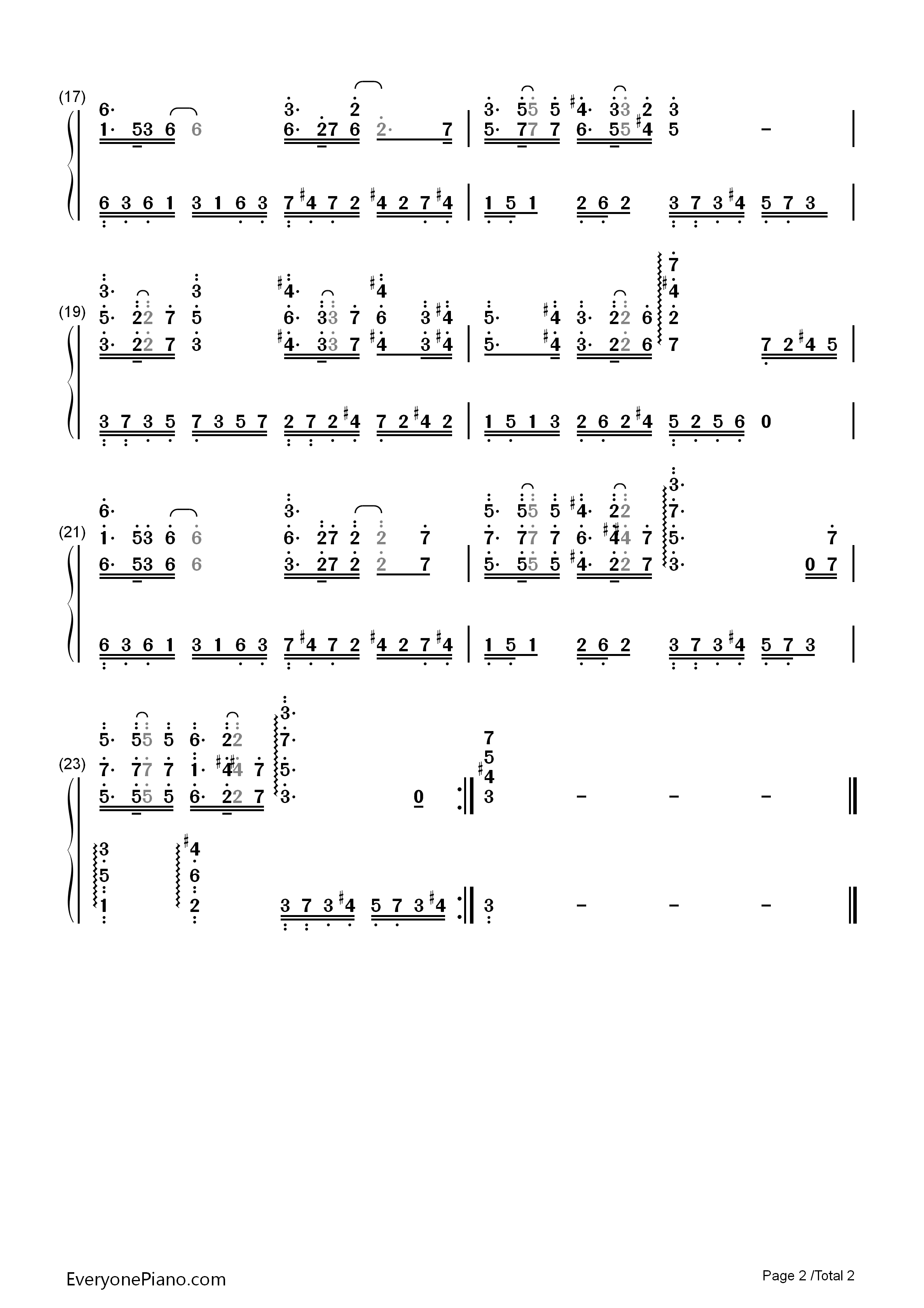 浩瀚钢琴简谱_张杰演唱