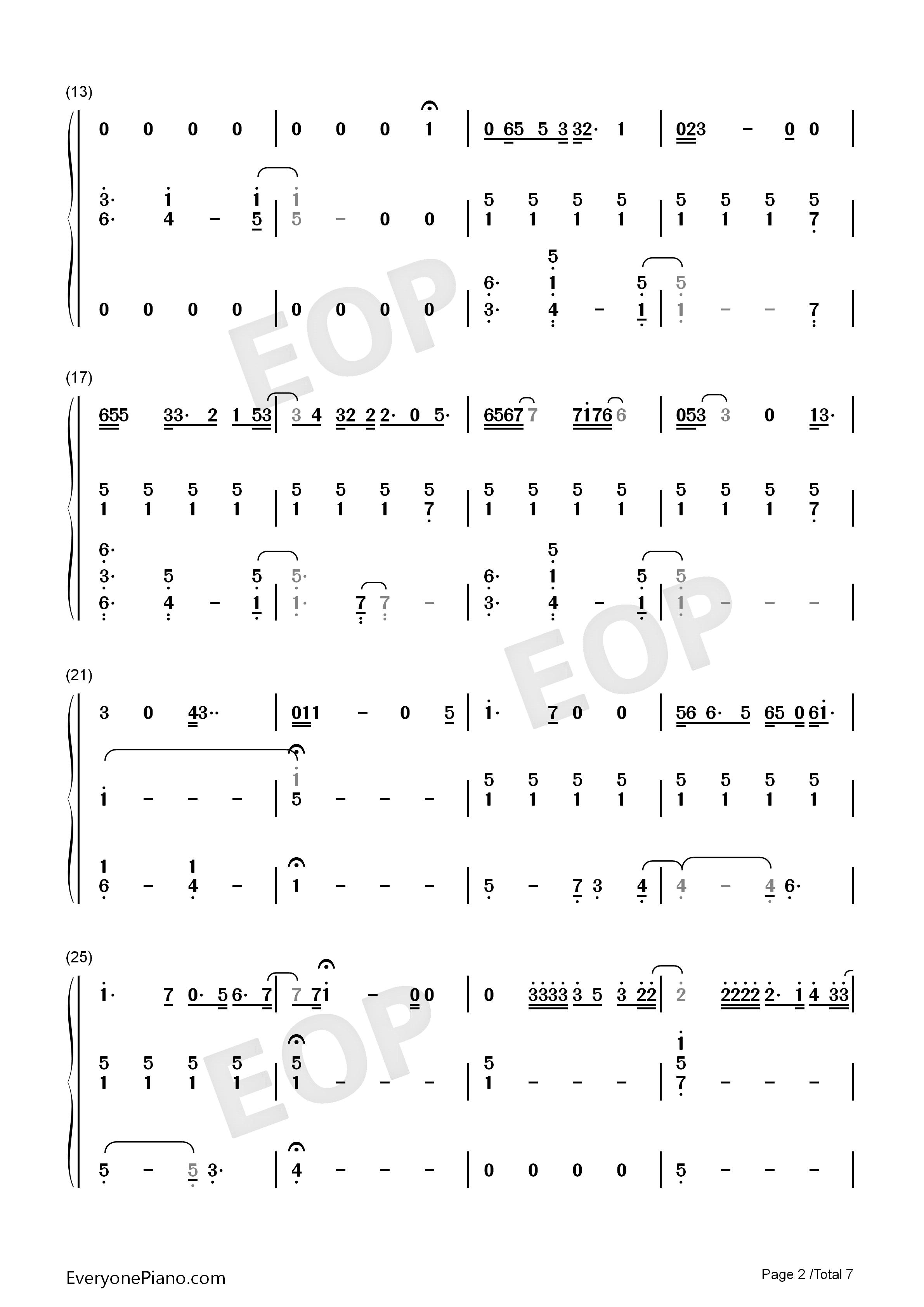 You_Will_Be_Found钢琴简谱_Benj_Pasek演唱