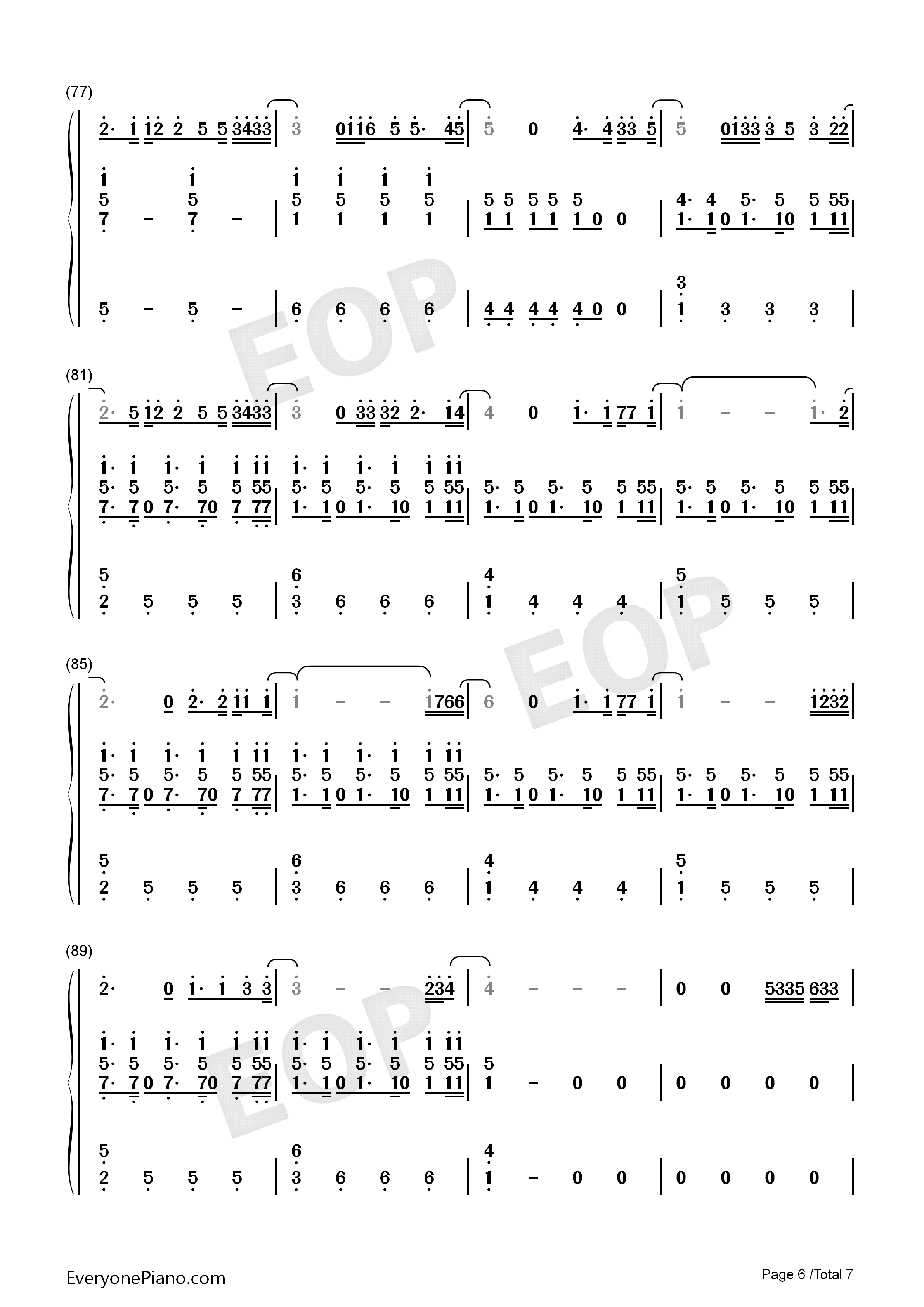 You_Will_Be_Found钢琴简谱_Benj_Pasek演唱