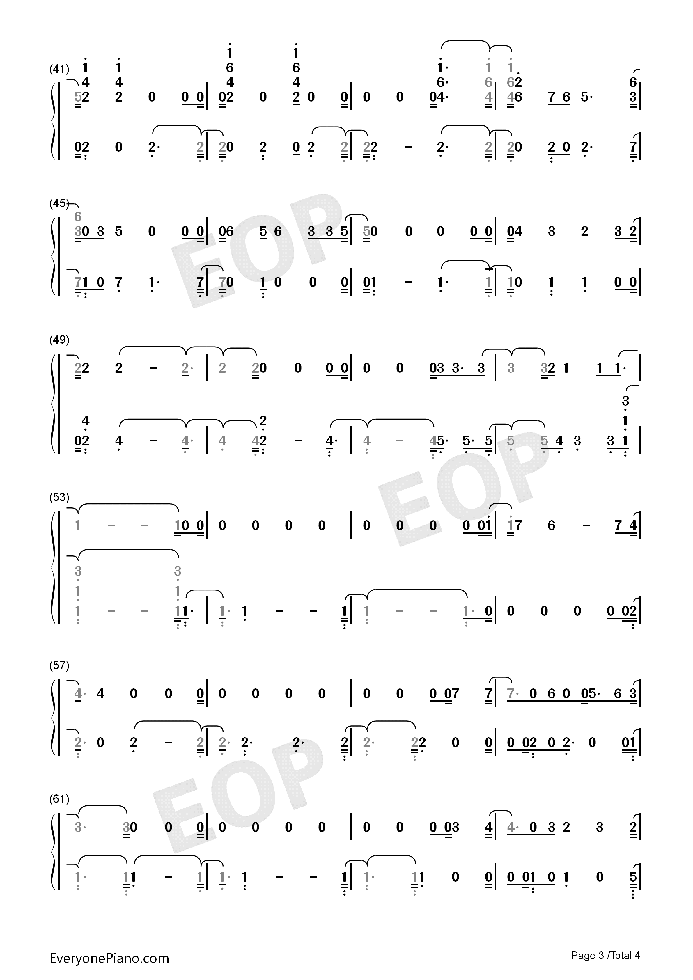 I_Don't_Know_What_Love_Is钢琴简谱_Lady_Gaga_Bradley_Cooper演唱