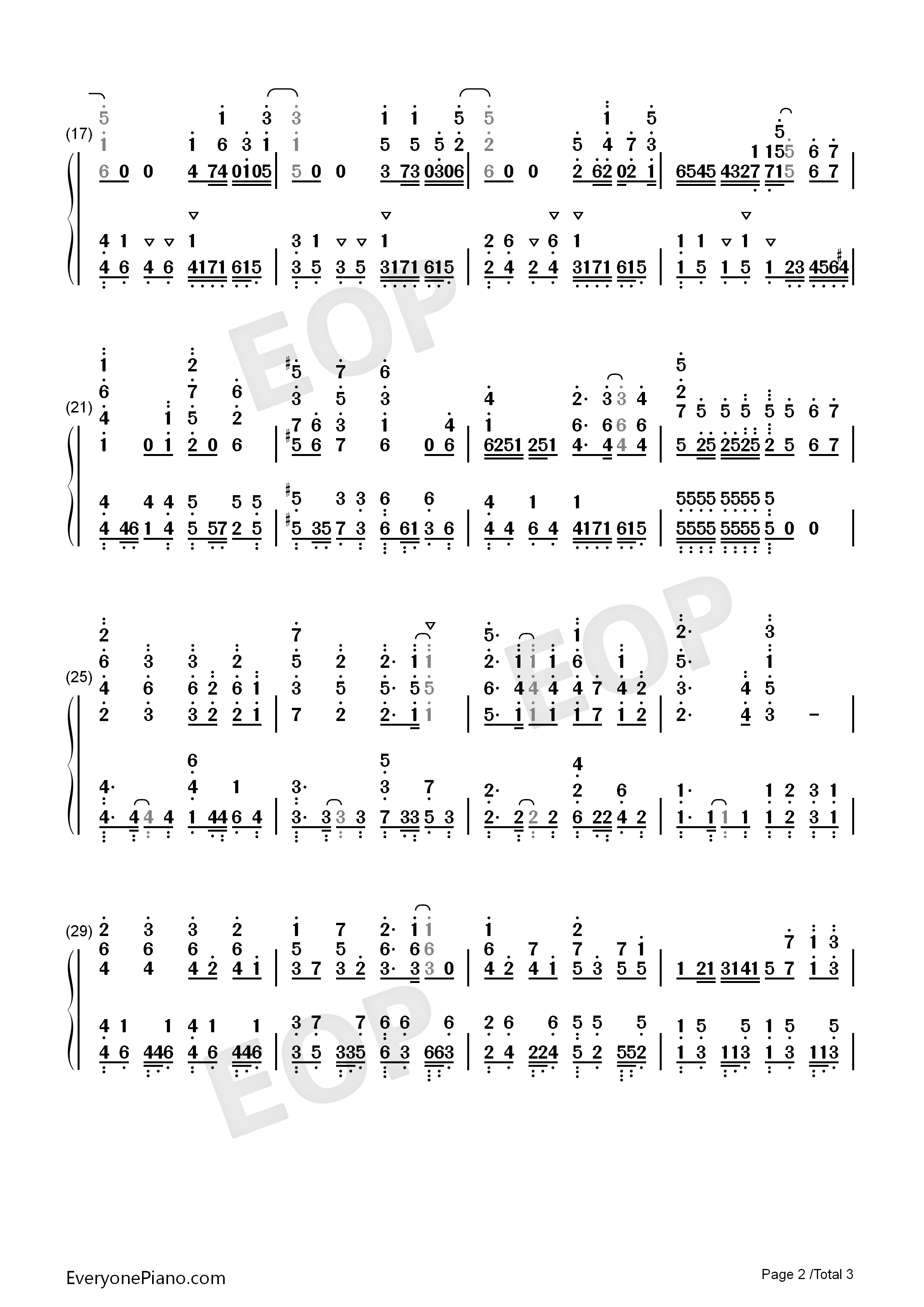 ハイステッパー钢琴简谱_大原ゆい子演唱